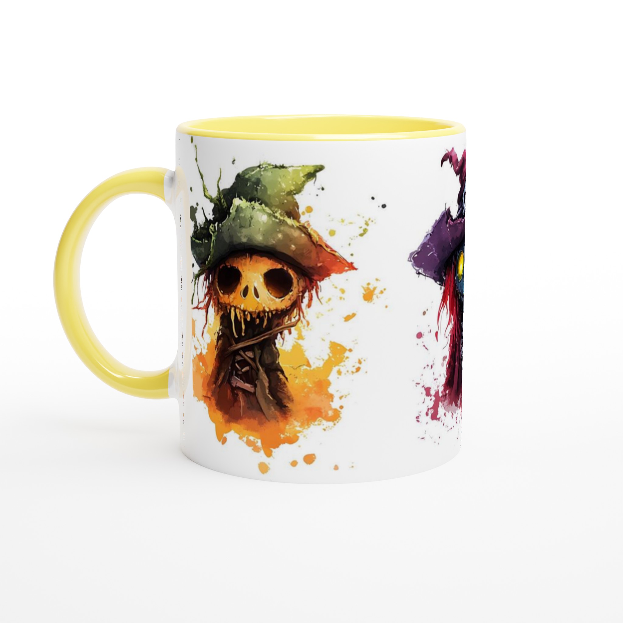 Mörk & Magisk Keramisk Mugg - Akvarell Zombie Häxmotiv i Ditt Val av 7 Färger 3 0b67993b-cebe-425e-8dc5-ddf63f7a8eda