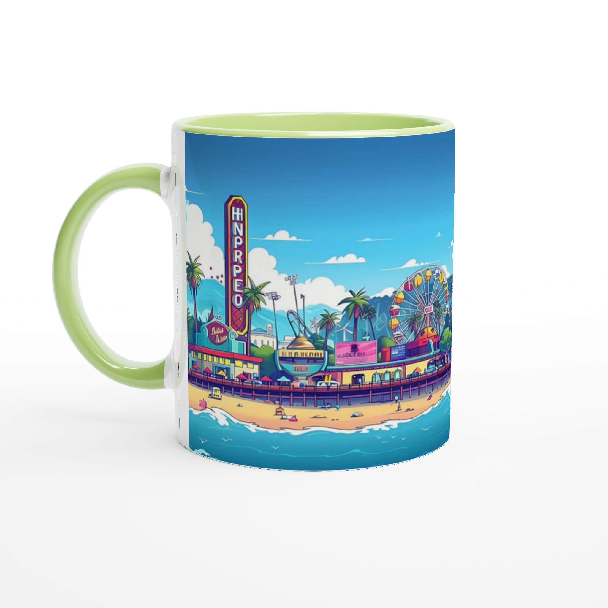 Kuststadens Charm – Färgstark Keramisk Mugg för Kaffe, Te och Soliga Drömmar, Välj din färg! 7 0b80ee51-6901-46cf-b741-c20e4f036da8