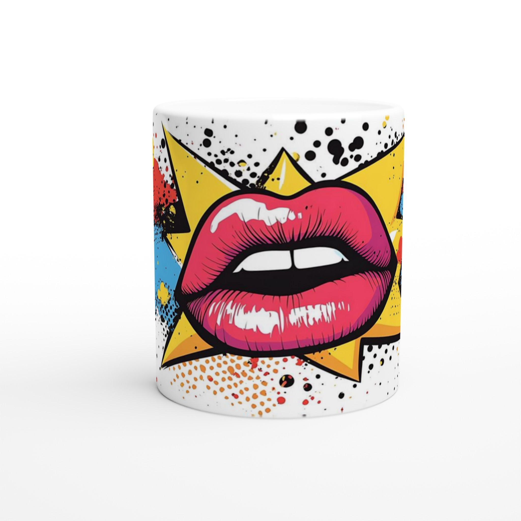 Pop Art Explosion Mugg – Färgstark Keramikmugg i 7 Livfulla Färger för Din Dagliga Kaffestund! 8 0bac3376-9023-45f7-b9c6-c98f94c2b0d6