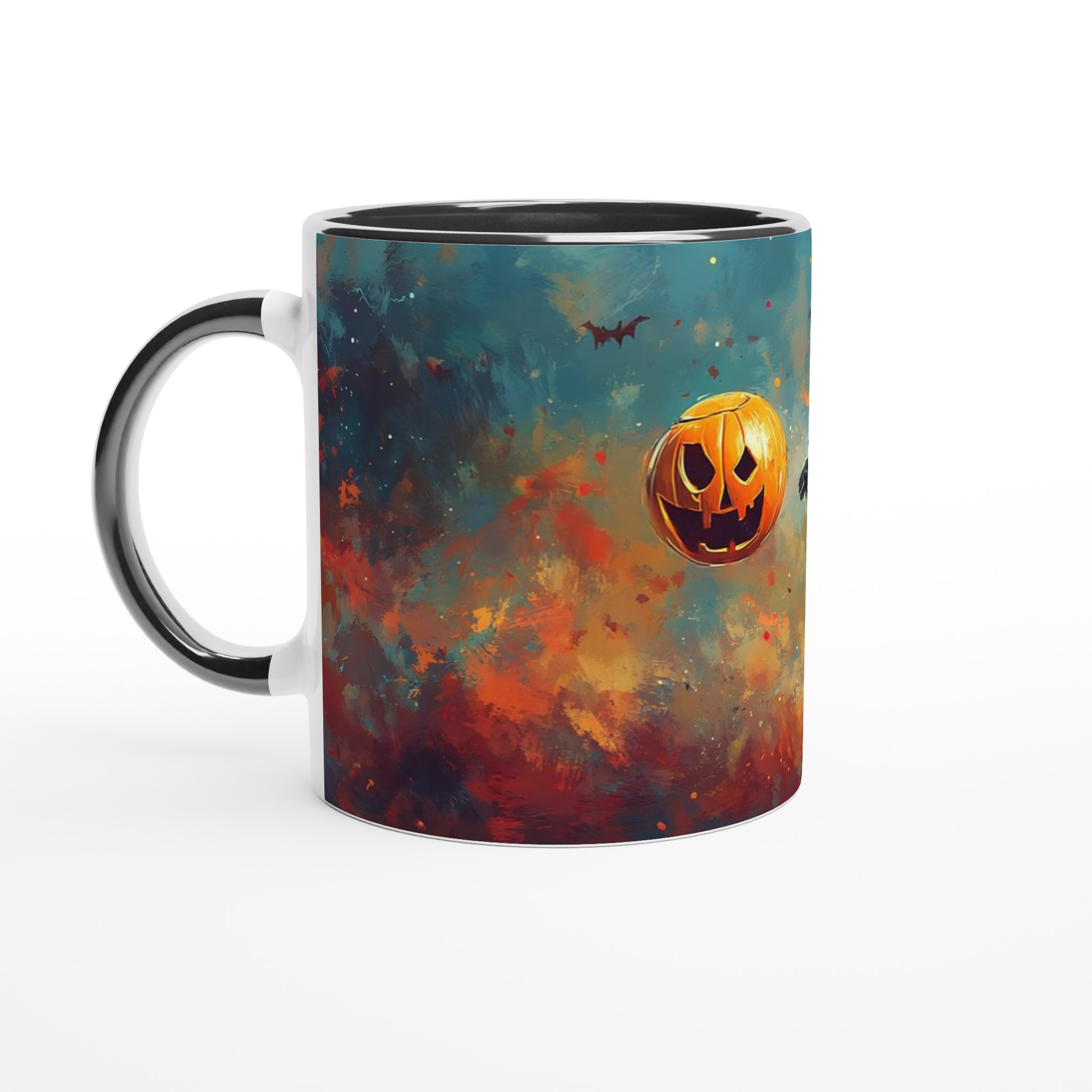 Spooky Soccer Pumpa Mugg – Levande Halloween Konst Keramikmugg i 7 Färgstarka Nyanser 4 0bc3af6b-45b0-4d16-9be1-b42878e1c565