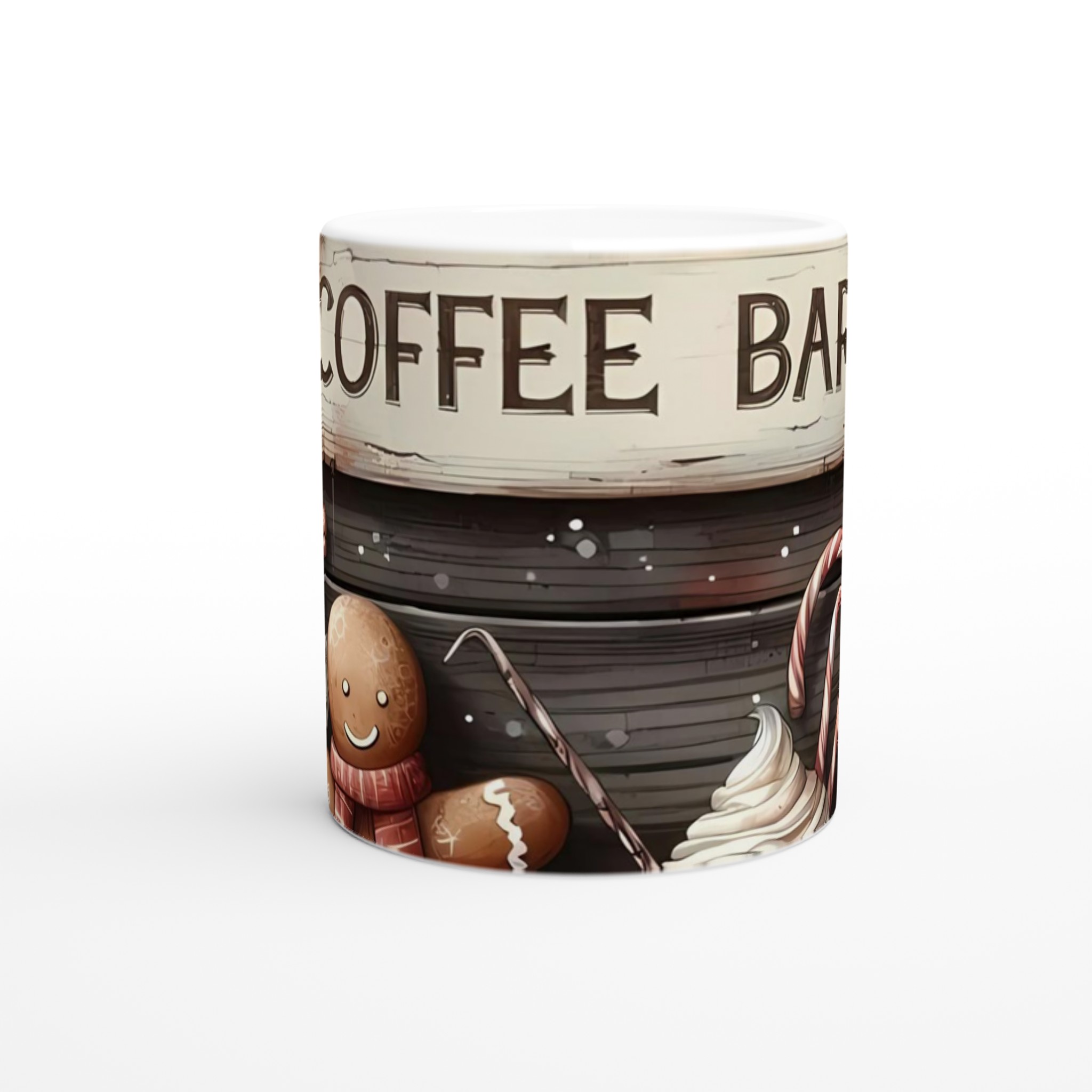 Vit 11oz keramisk mugg med mysigt julmotiv – välj bland sju charmiga färger 8 0bcfb927-b9bd-44fe-bc4f-285b9f6aebbc