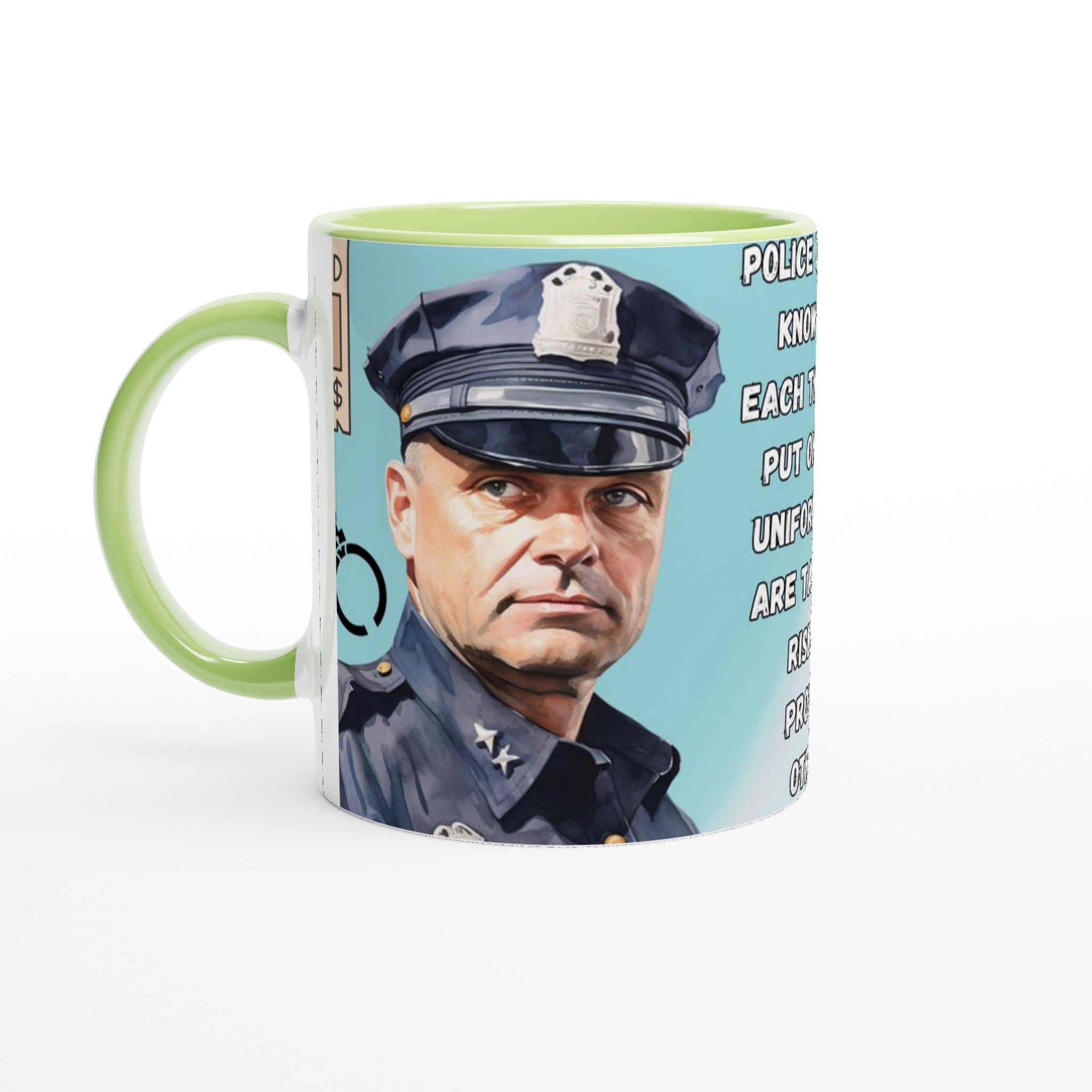 Vit 11oz keramisk mugg med kraftfullt polisärofat i flera färger 9 0bf35fa6-182b-4f4f-871f-31ad5cb74958