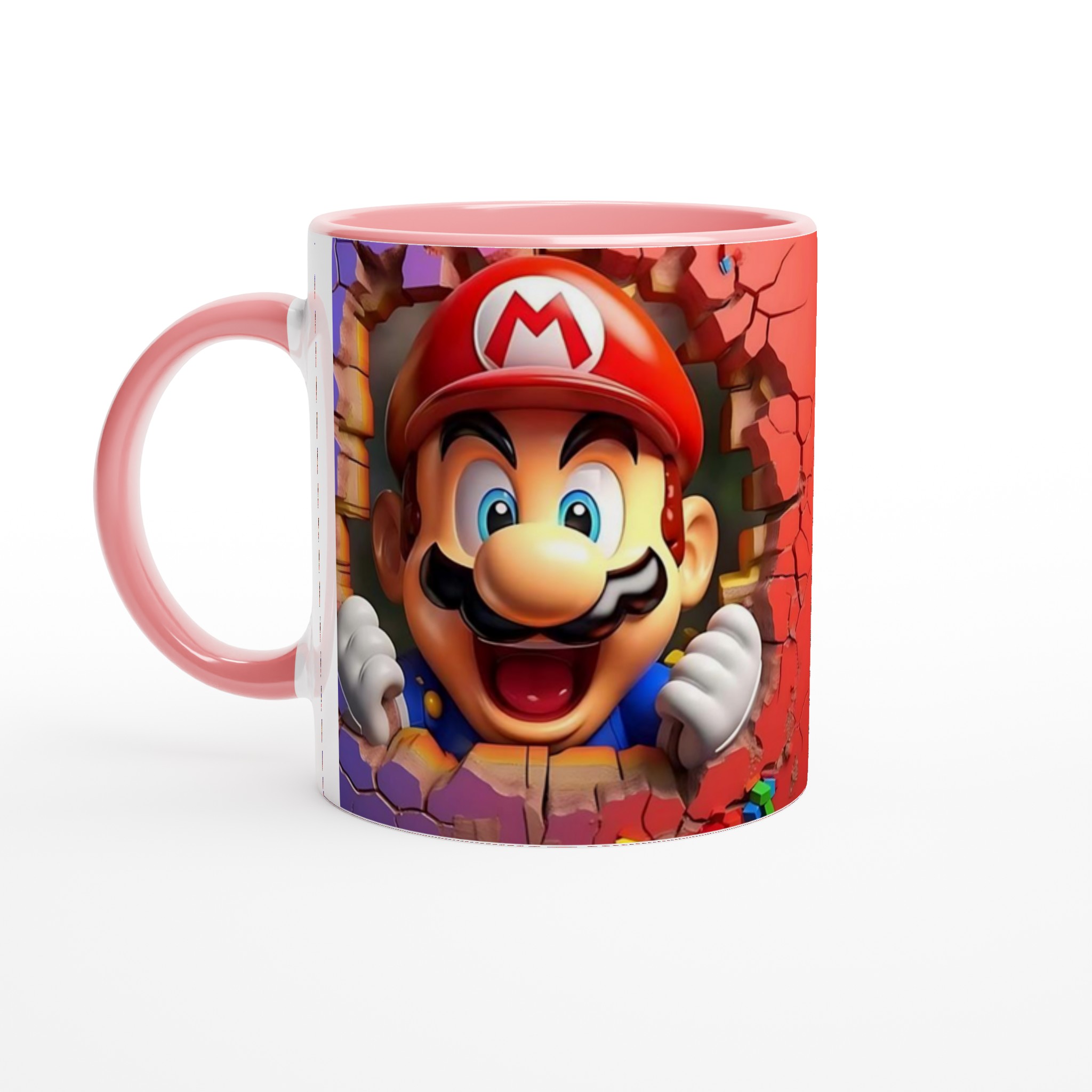 Vit 11oz Keramisk Mugg med Livfull Super Mario-design – Välj Bland Sju Färgstarka Keramiska Nyanser 6 0c17de80-bdfd-4f5f-8abc-d284de40374d