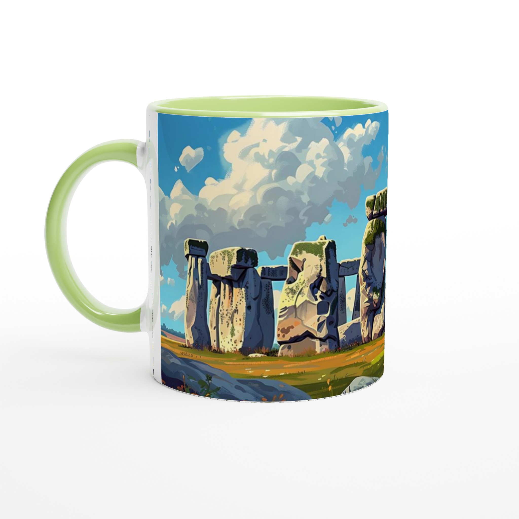 Stonehenge Inspired Keramisk Mugg – Konstnärlig Design i Väljfri Färg 7 0c278996-2680-440c-a8c4-026fc84d681b