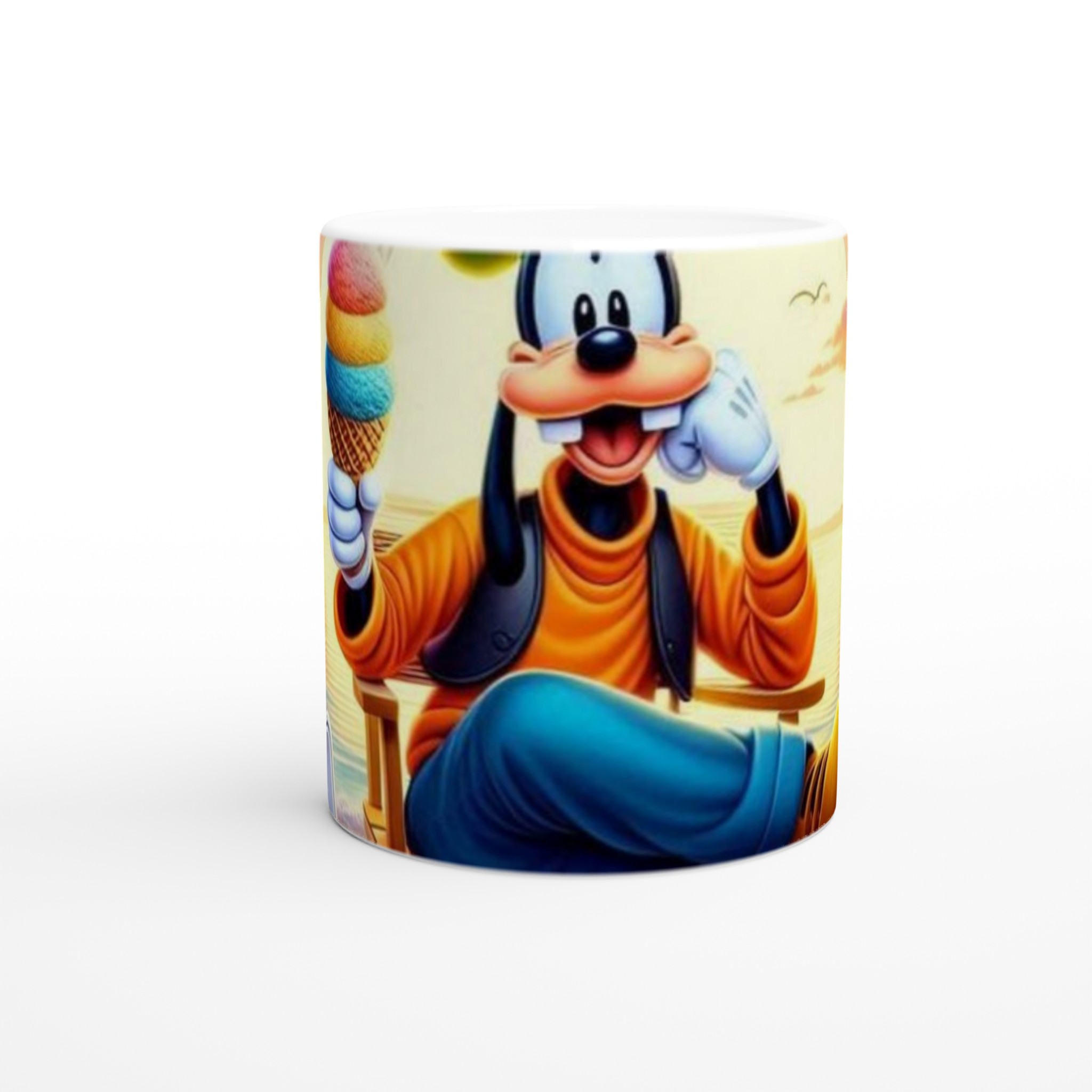 Vit 11oz Keramisk Mugg med Lekfull Goofy-design i Flera Färger 8 0c3817cf-f213-4dcd-9afe-03b0c007a1f7