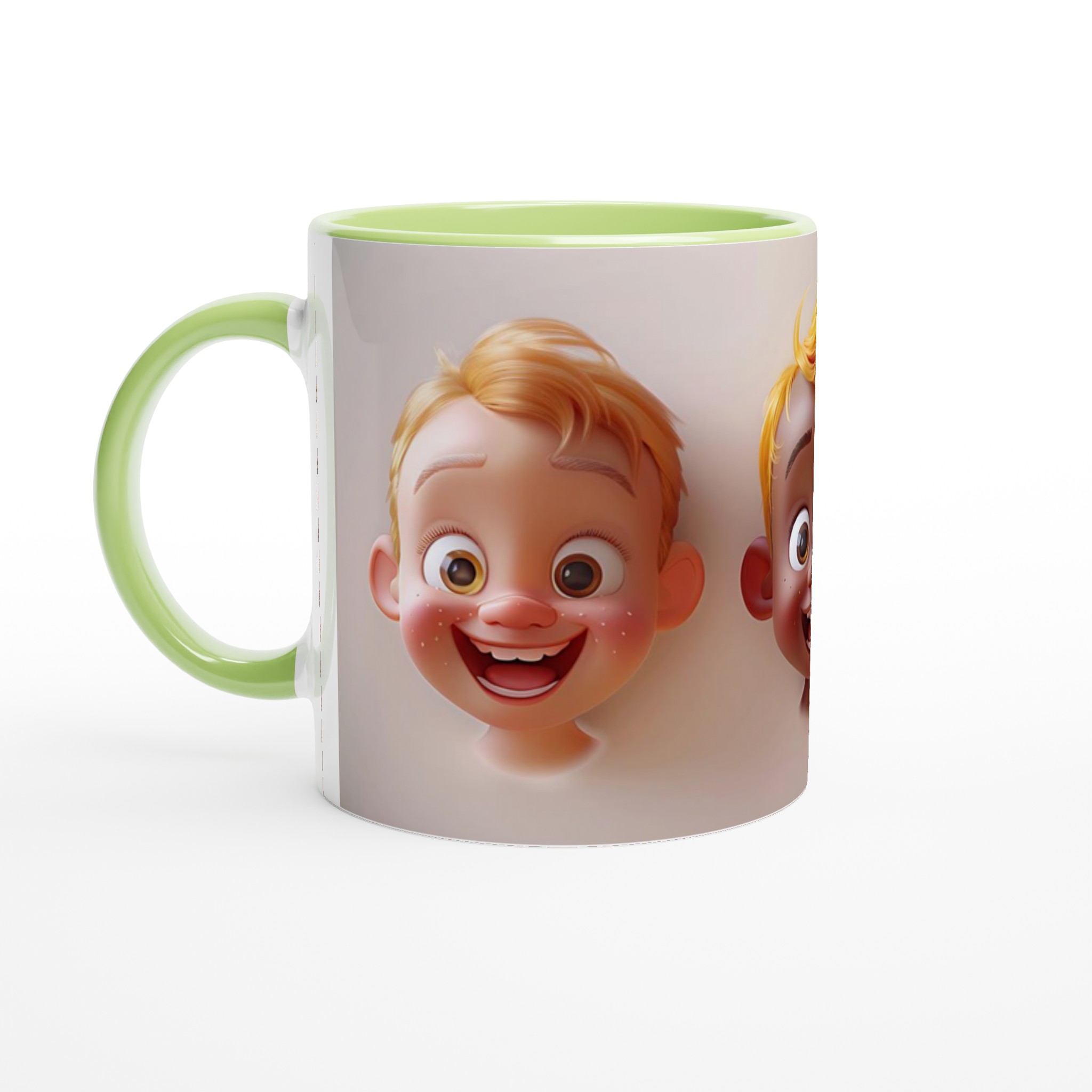 Lekfulla Barnansikten Keramisk Mugg - Din Favoritdryck i Glada Färger! 8 0c57011b-9800-4edc-b998-55eb55055c52