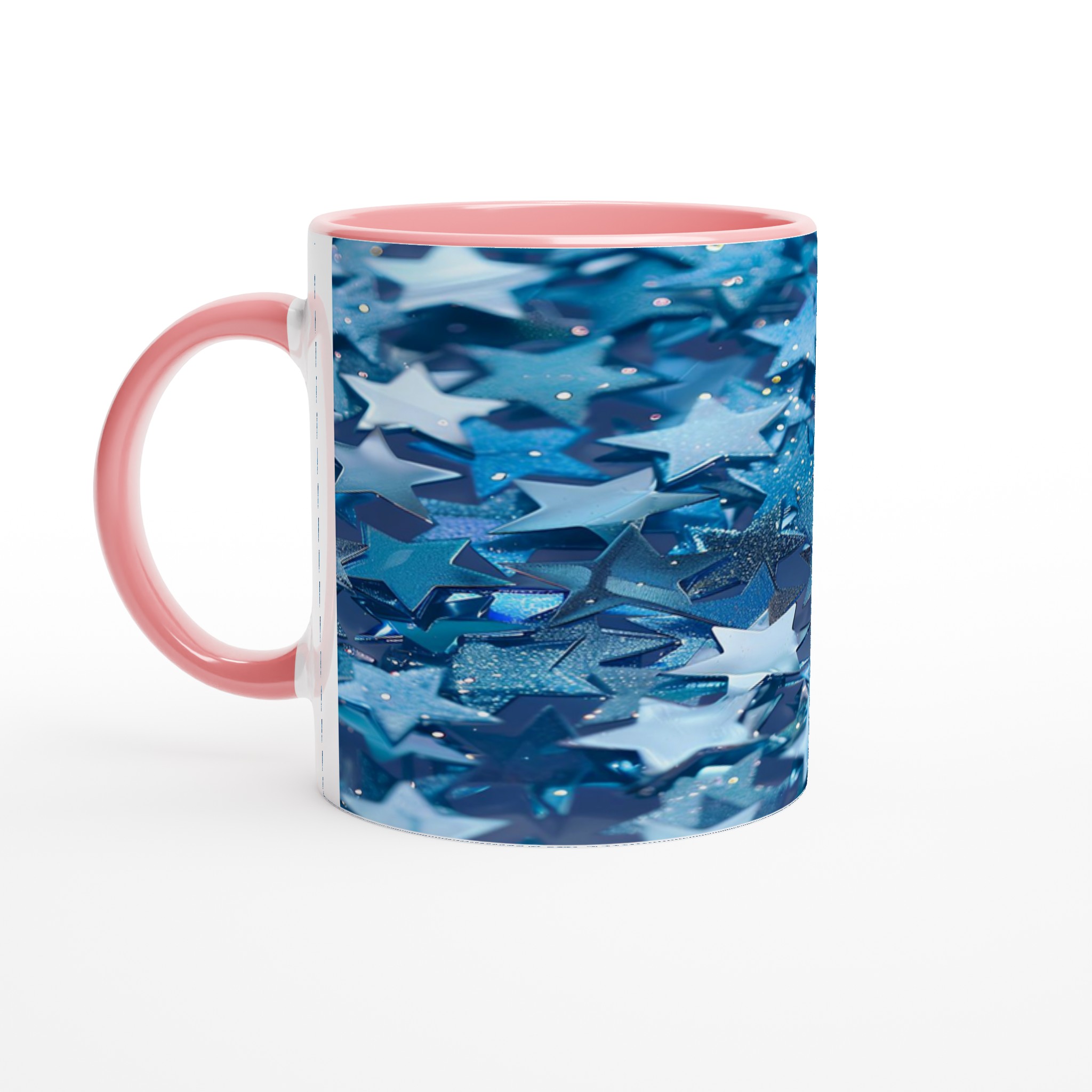 Stjärnklar 11oz Keramisk Mugg – Dröm dig bort med glittrande blå stjärnor i din favoritfärg! 6 0c79d4cf-c51d-40fd-960d-a1a7d563288a