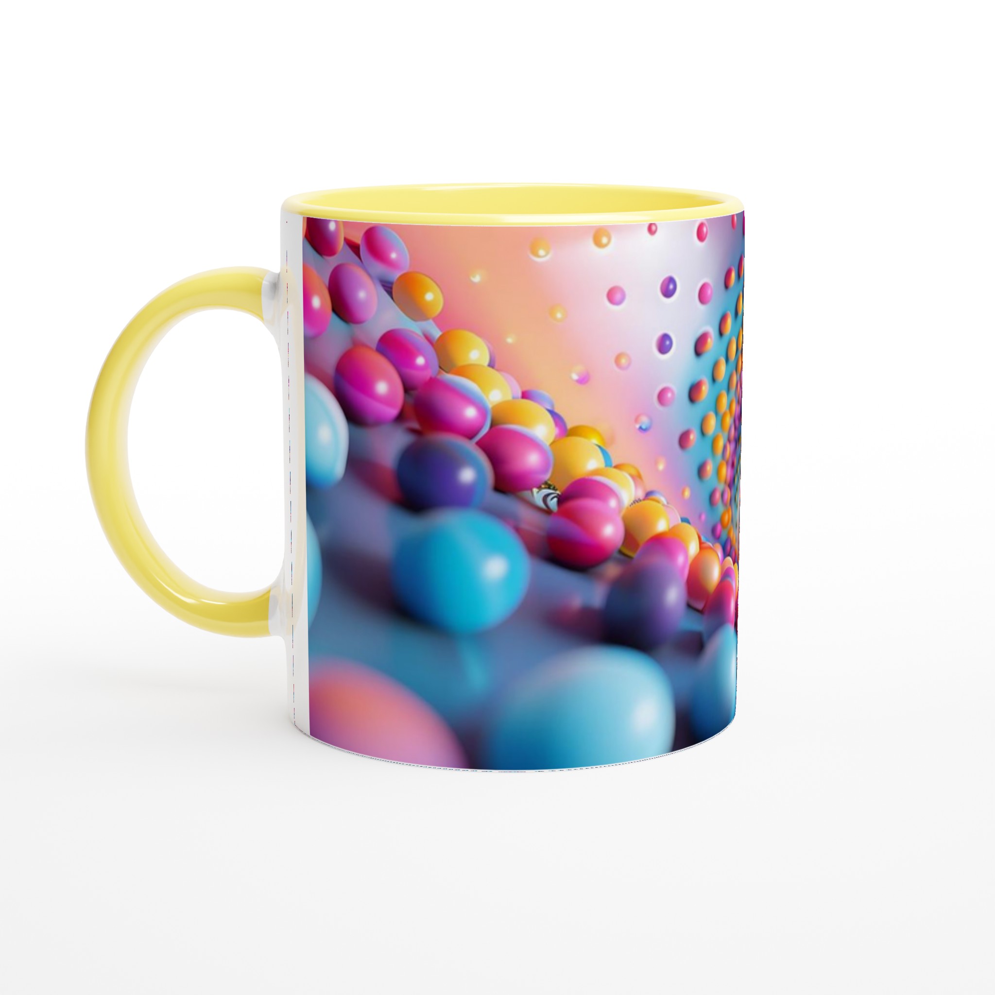 Färgglad 11oz Keramisk Mugg – Hypnotisk Design i Vibranta Nyanser 3 0c7cd25e-8d75-43e8-bee7-532a982fccc7
