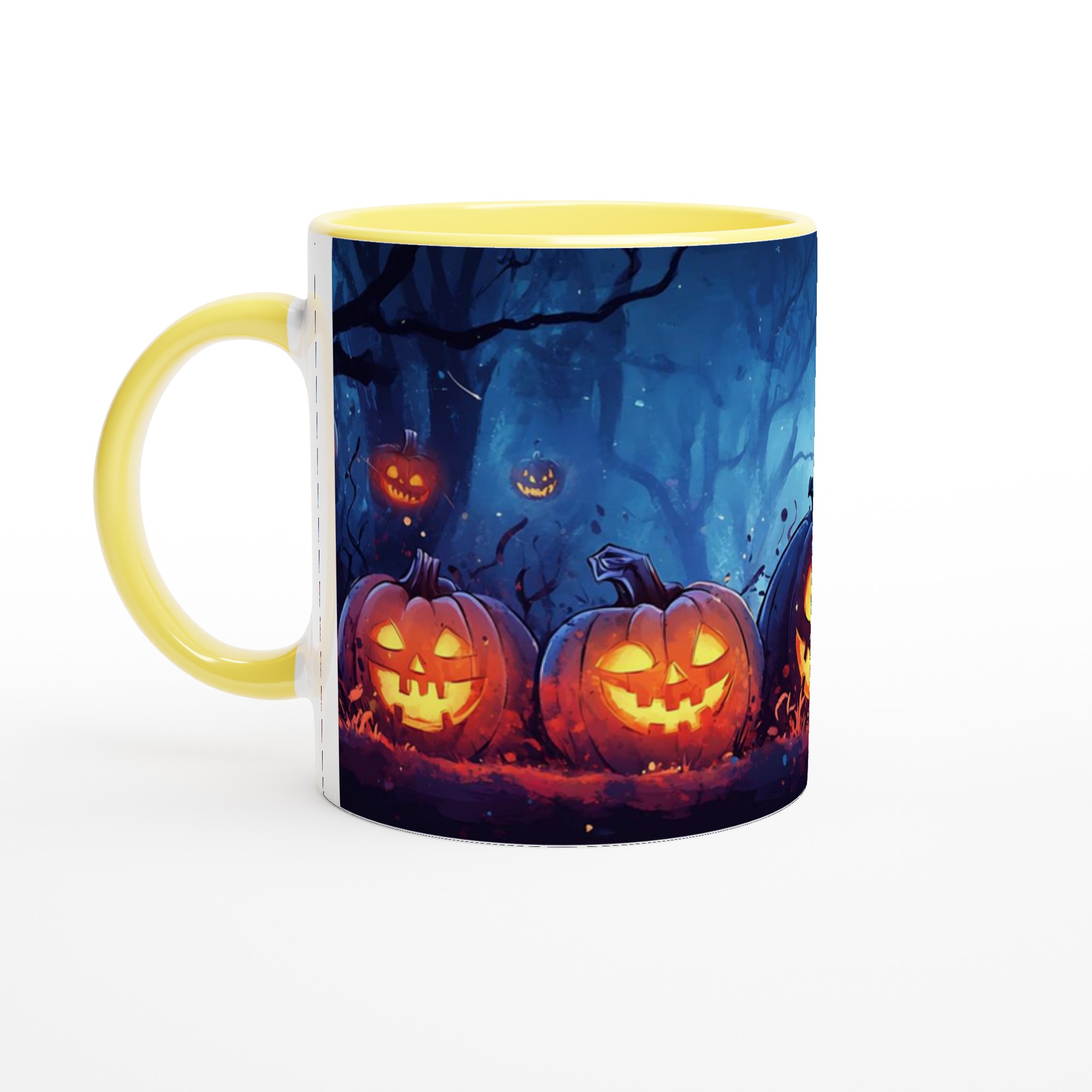 Spöklik Halloween Pumpamugg – 11oz Keramikmugg för Skrämmande Goda Drycker, Välj din Färg! 3 0c80b728-1e79-49fd-806f-6b89076a33e9