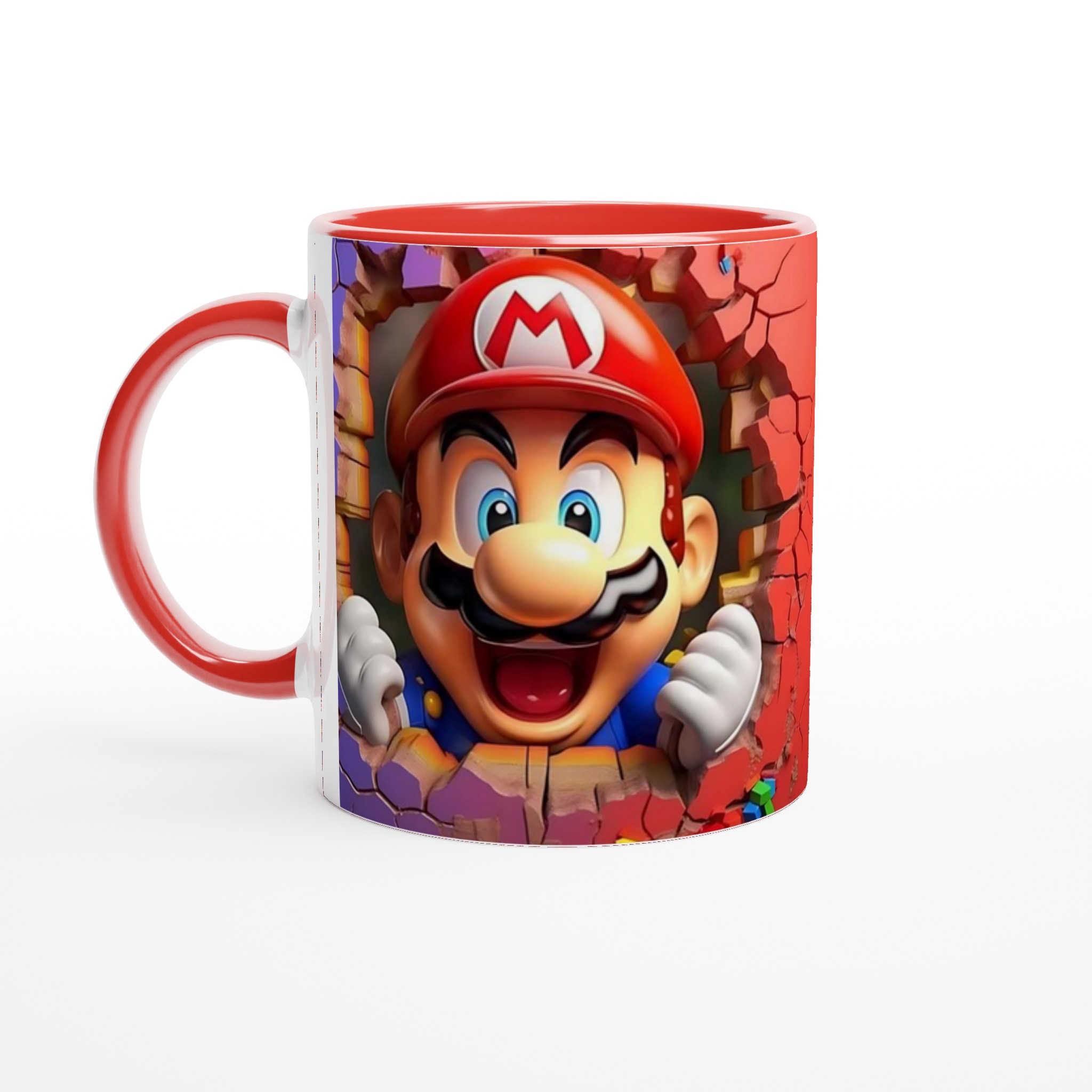 Vit 11oz Keramisk Mugg med Livfull Super Mario-design – Välj Bland Sju Färgstarka Keramiska Nyanser 5 0c96a4e9-d6ab-4dbb-9405-f16cbe24631e