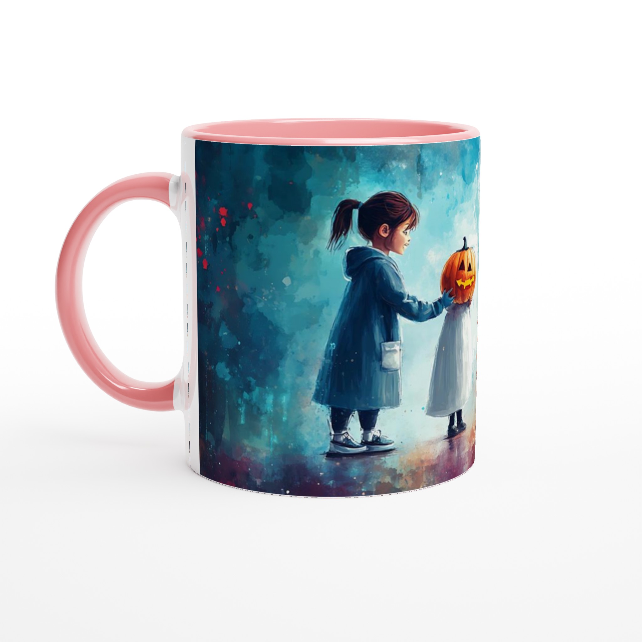 Magisk Halloween-mugg: Barn & Ljuslyktor – 11oz keramik för mysiga stunder 6 0c99f3af-b674-47ed-bb19-084c33afcb8c