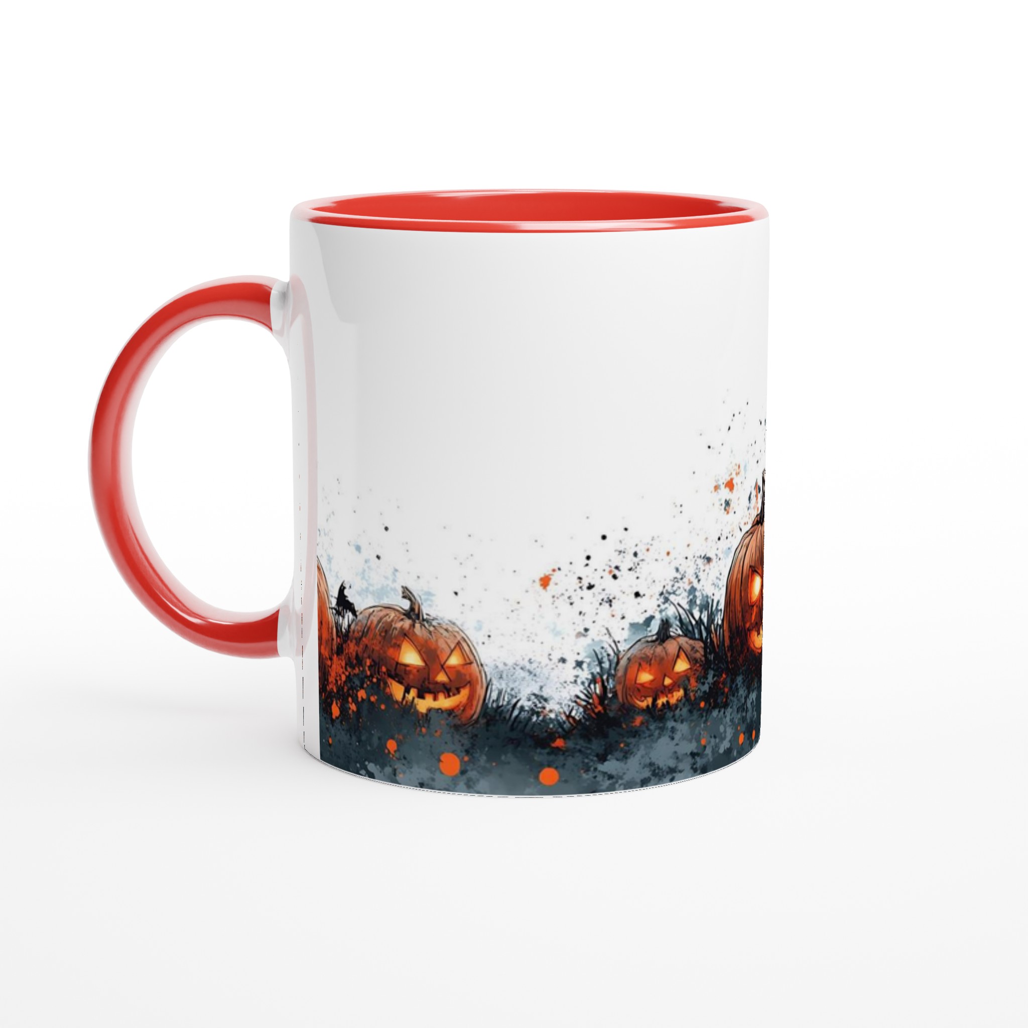 Läskig Halloween Jack-o'-Lantern Mugg - 11oz Keramikmugg för Kusliga Stunder 5 0ca3303b-f02d-4380-bf7b-fb60d1a1a764