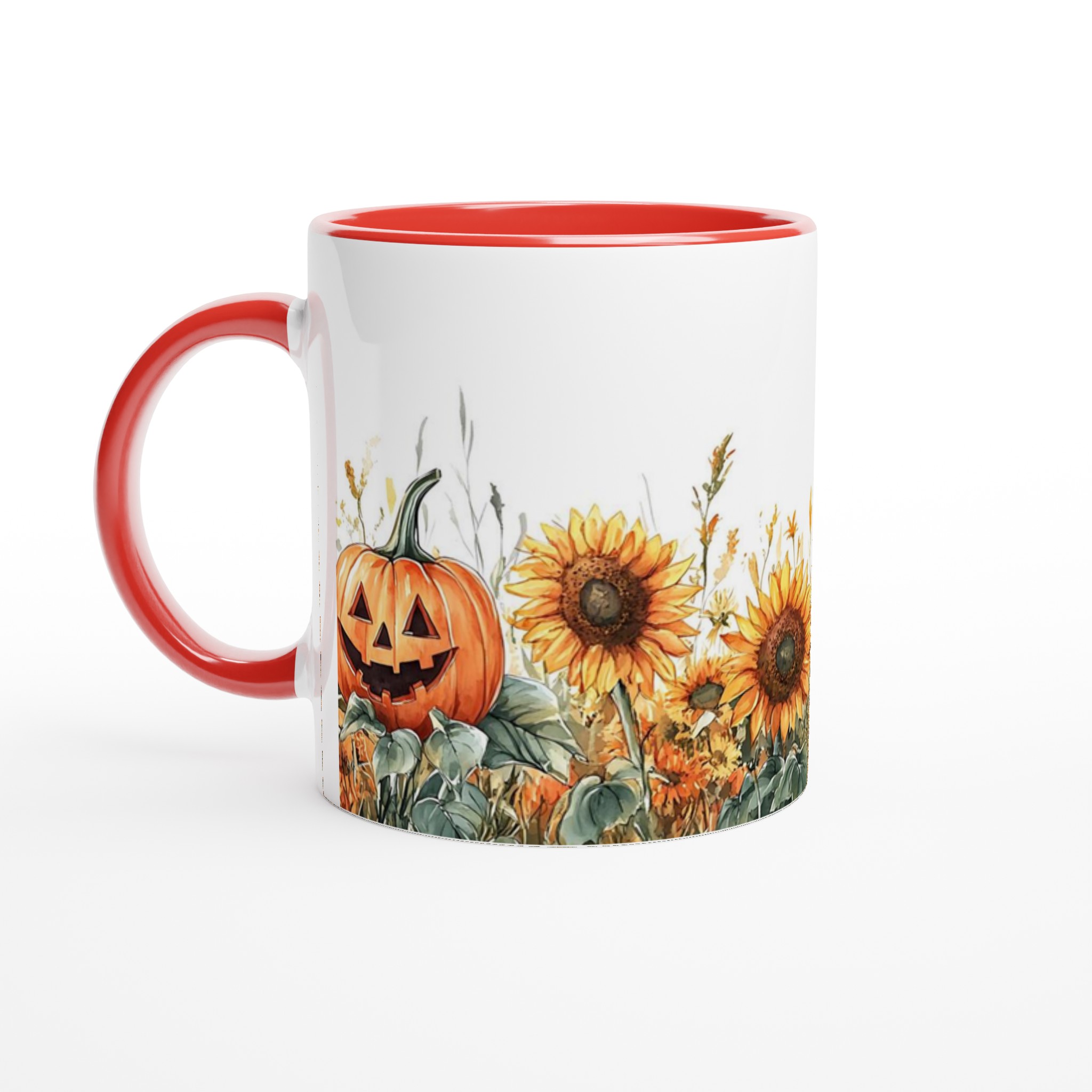 Magisk Halloween Mugg: Pumpor & Solrosor i Akvarell – Välj bland 7 Färgstarka Keramikmuggar! 5 0d128724-edef-43b1-b878-727a9f55bc65