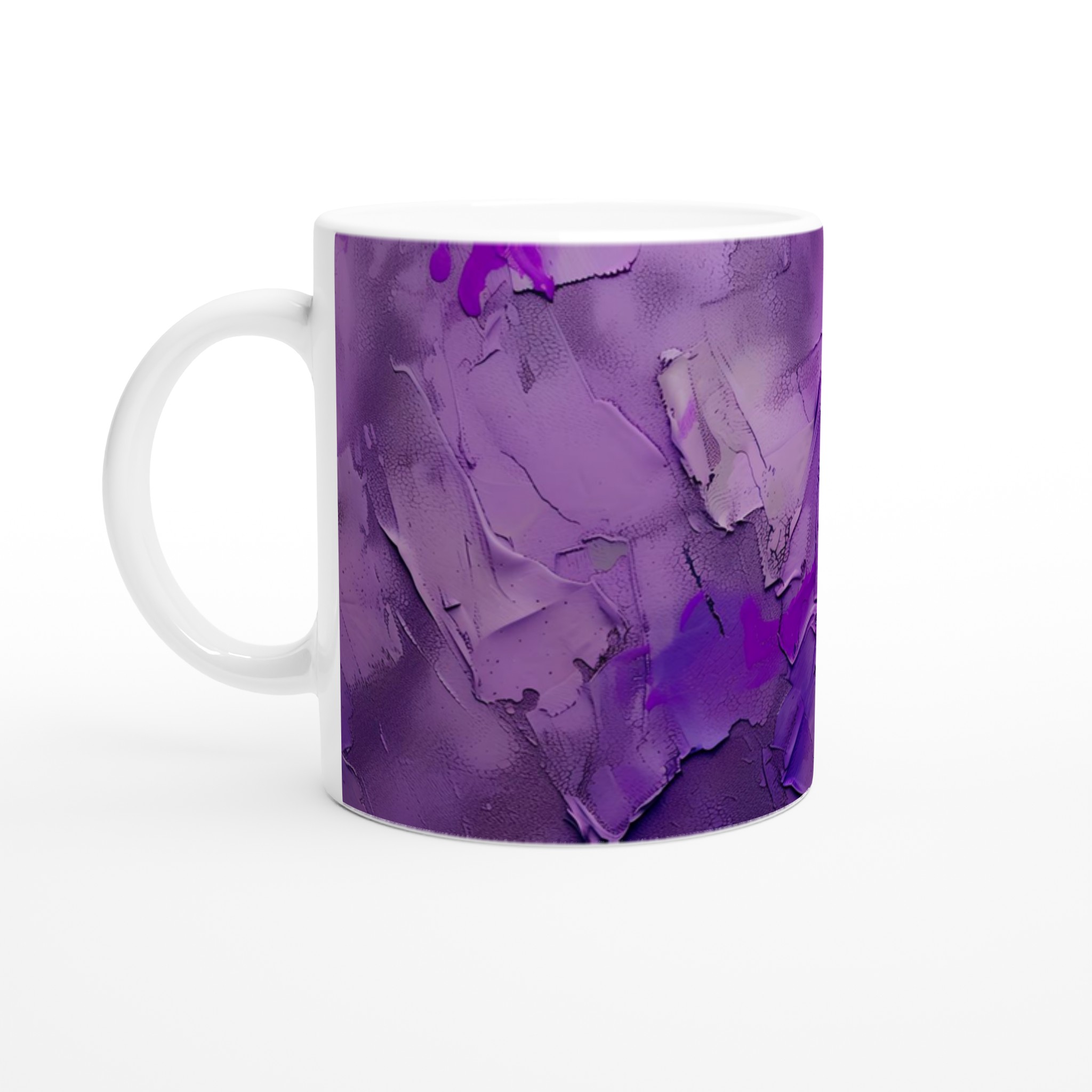Abstrakt Lila Fotboll 11oz Keramisk Mugg – Konstnärlig Design i Flera Färgval 1 0d3f59b0-6428-4609-9ebd-9b1e58ee943f