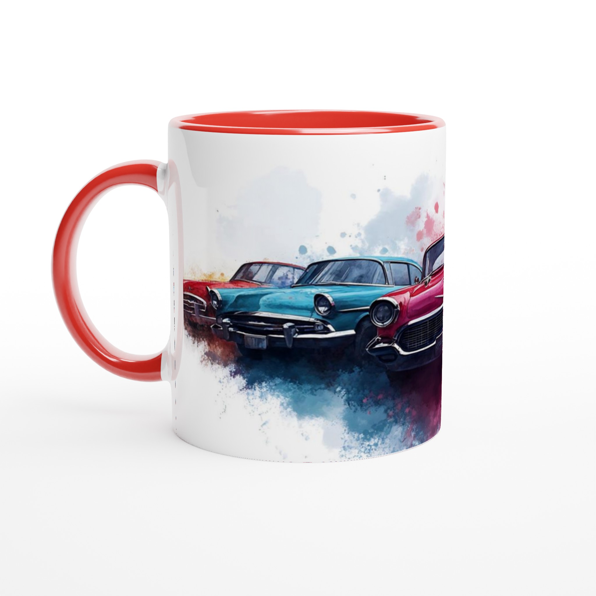 Klassiska Bilar Akvarell Keramisk Mugg - Välj bland 7 Färgstarka Nyanser för Retro Fans! 5 0d44d778-049f-4dae-aeb5-340c5c81a308