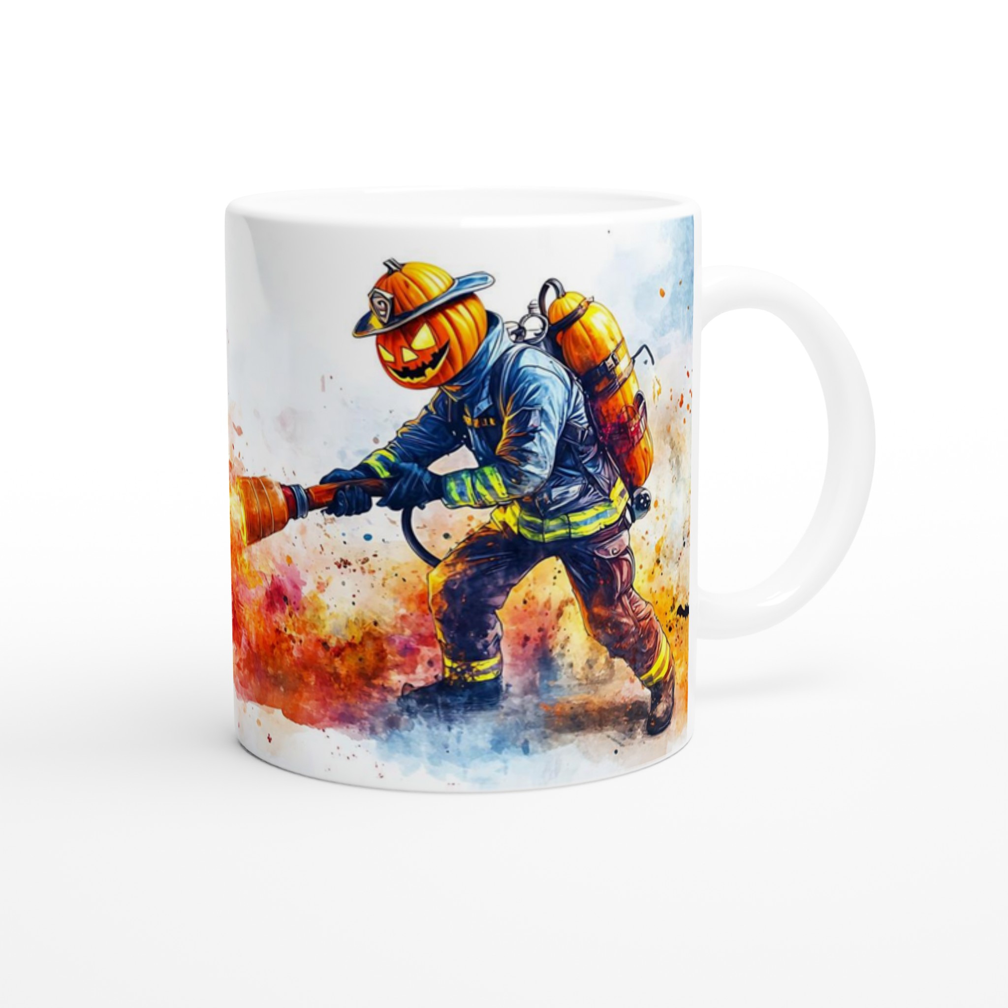 Unik Halloween Brandman Pumpa Mugg - Keramisk Kopp i Valfri Färg för Festliga Drycker 9 0dd13088-d7a6-47e6-b296-6a973e4f154a