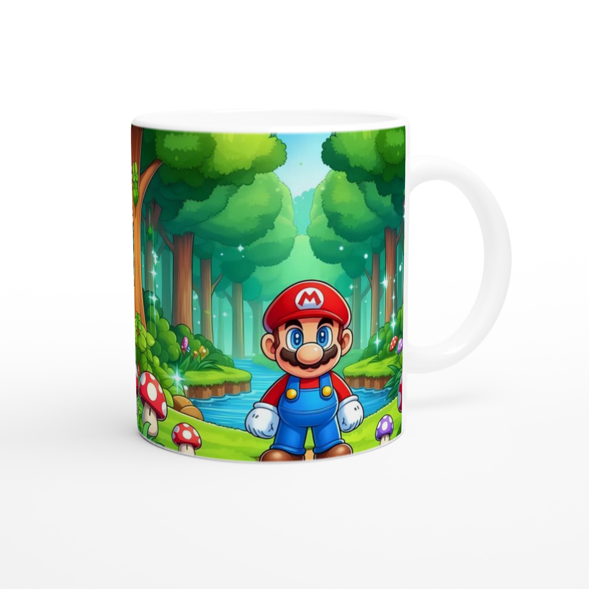 Vit 11oz keramisk mugg med färgglad spelinspirerad design i flera keramiska färger 9 0e0692d1-2eef-4edd-bb26-2ab9e12bfe51