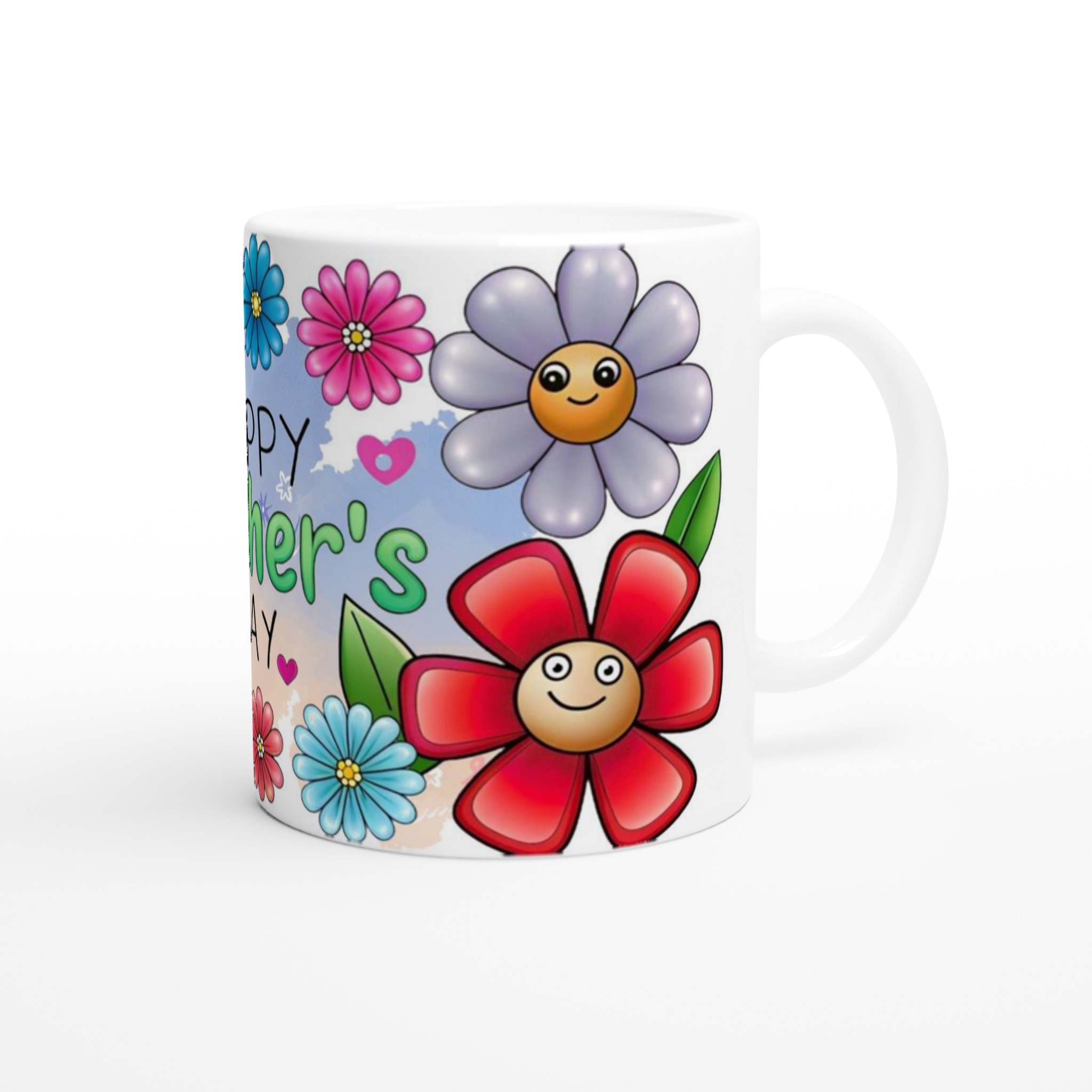 Happy Teacher's Day Ceramic Mug – Bright Floral Fun in Your Choice of Seven Colors 9 0e1ae954-087c-4d48-aad4-7728a9663bf0