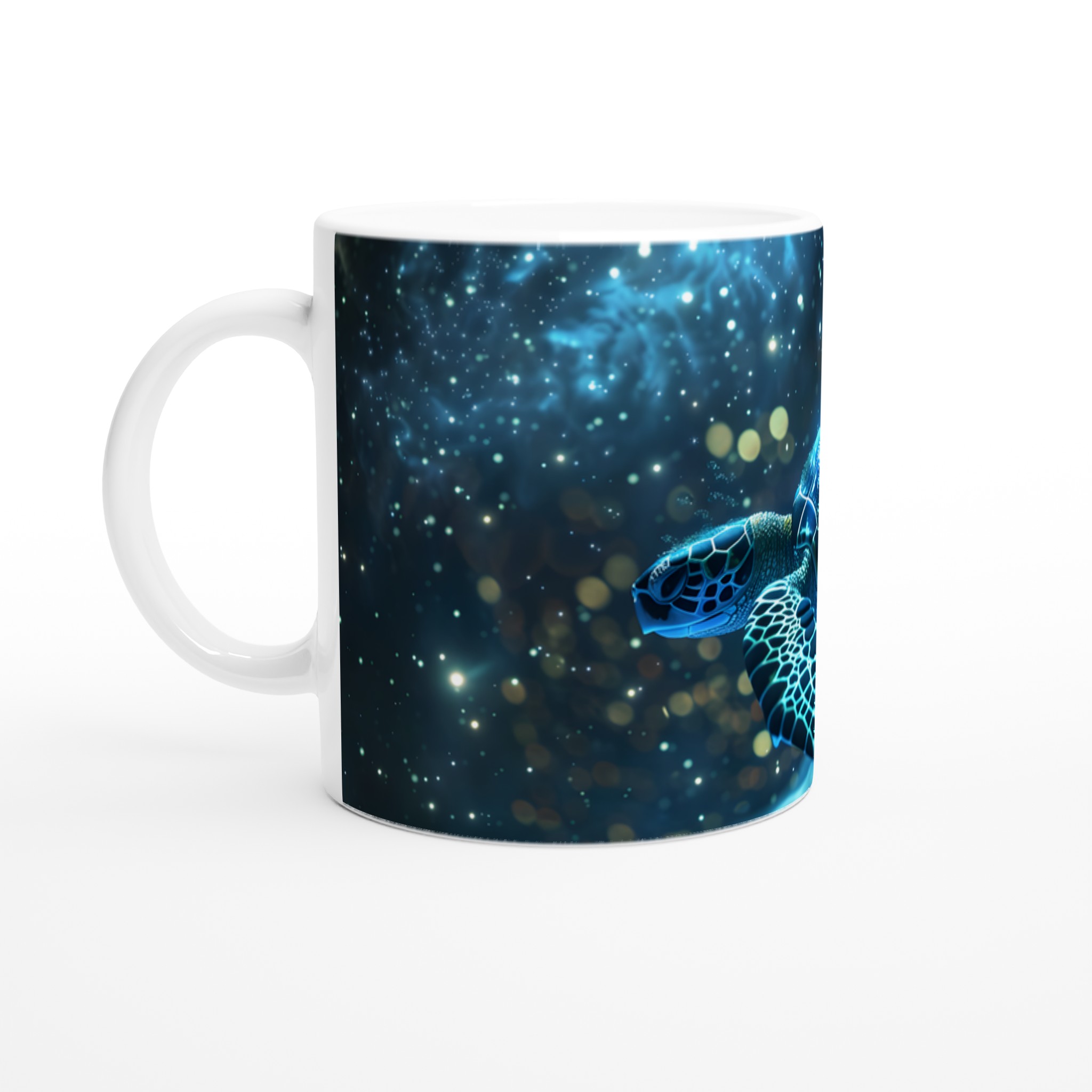 Magisk Blå Havssköldpadda 11oz Keramisk Mugg – Drömlik Design i Flera Färger 1 0e2b7420-57c2-4303-b7fc-34b0efd65766