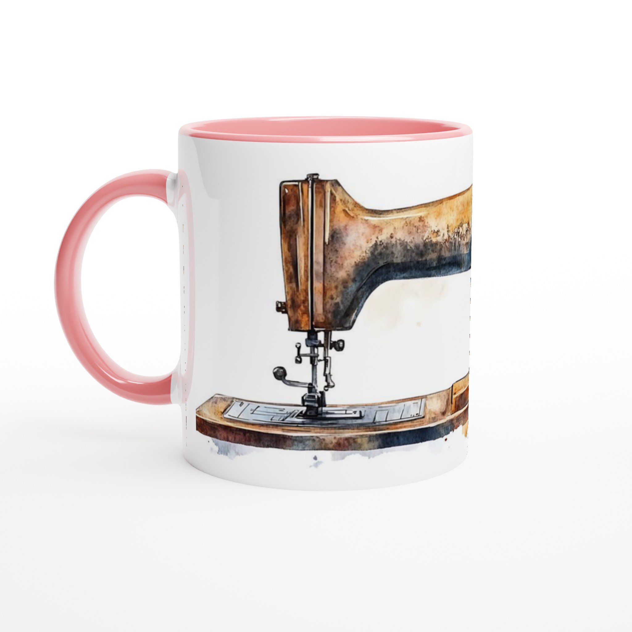 Vit 11oz keramisk mugg med vintage industrikänsla – välj bland sju livfulla färger 6 0e2f617f-204f-4d8b-8680-b496672714b8