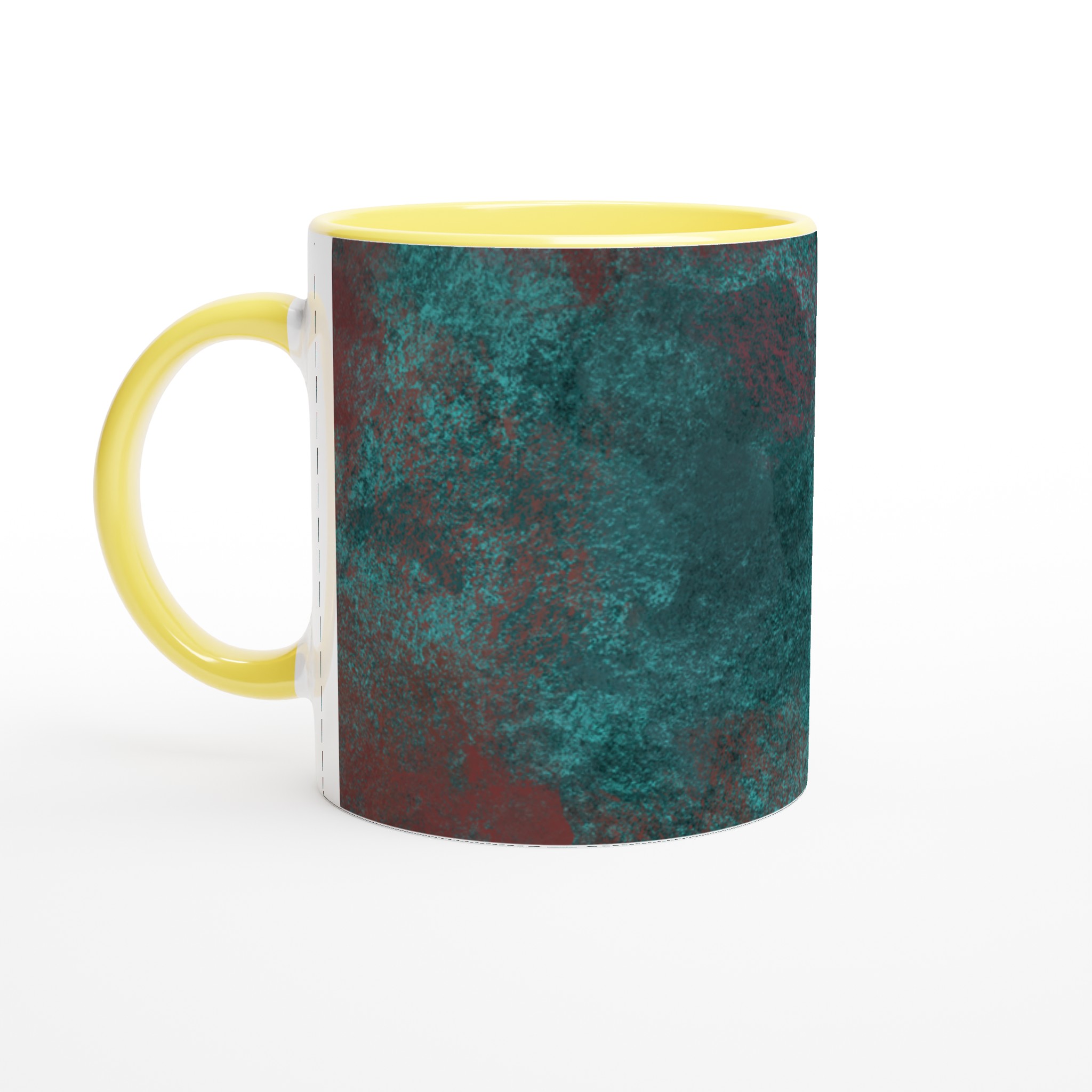 Vit 11oz Keramisk Mugg med Konstnärlig Abstrakt Design i Flera Färger 3 0e8e9cf7-0767-4b9d-a850-76f201b012f5