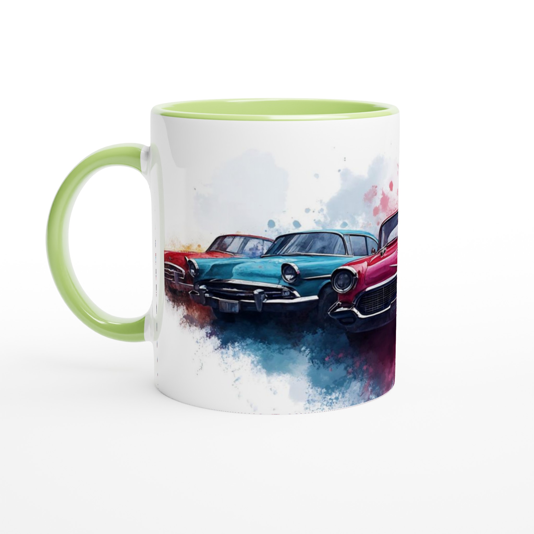 Klassiska Bilar Akvarell Keramisk Mugg - Välj bland 7 Färgstarka Nyanser för Retro Fans! 7 0e91b694-f58b-4054-b360-3c5deb5d8c7a