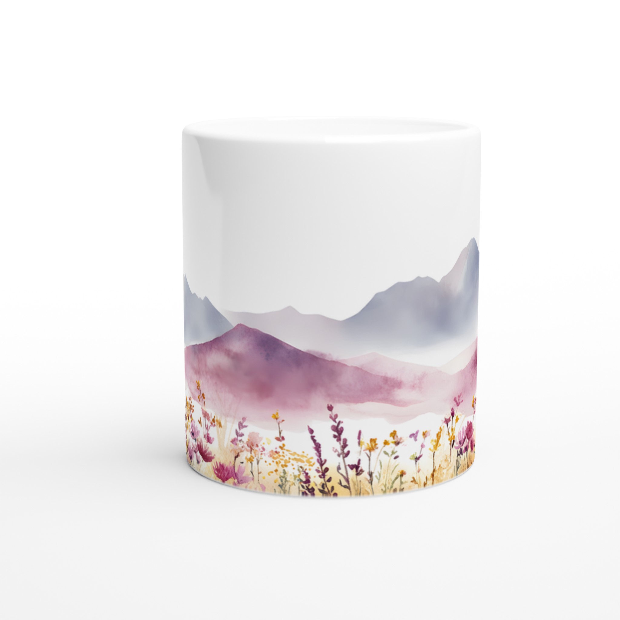 Akvarell Berg och Vildblommor Keramikmugg – En touch av lugn i din vardag 8 0e954b40-2291-418e-b1e2-73b8d0f7283e