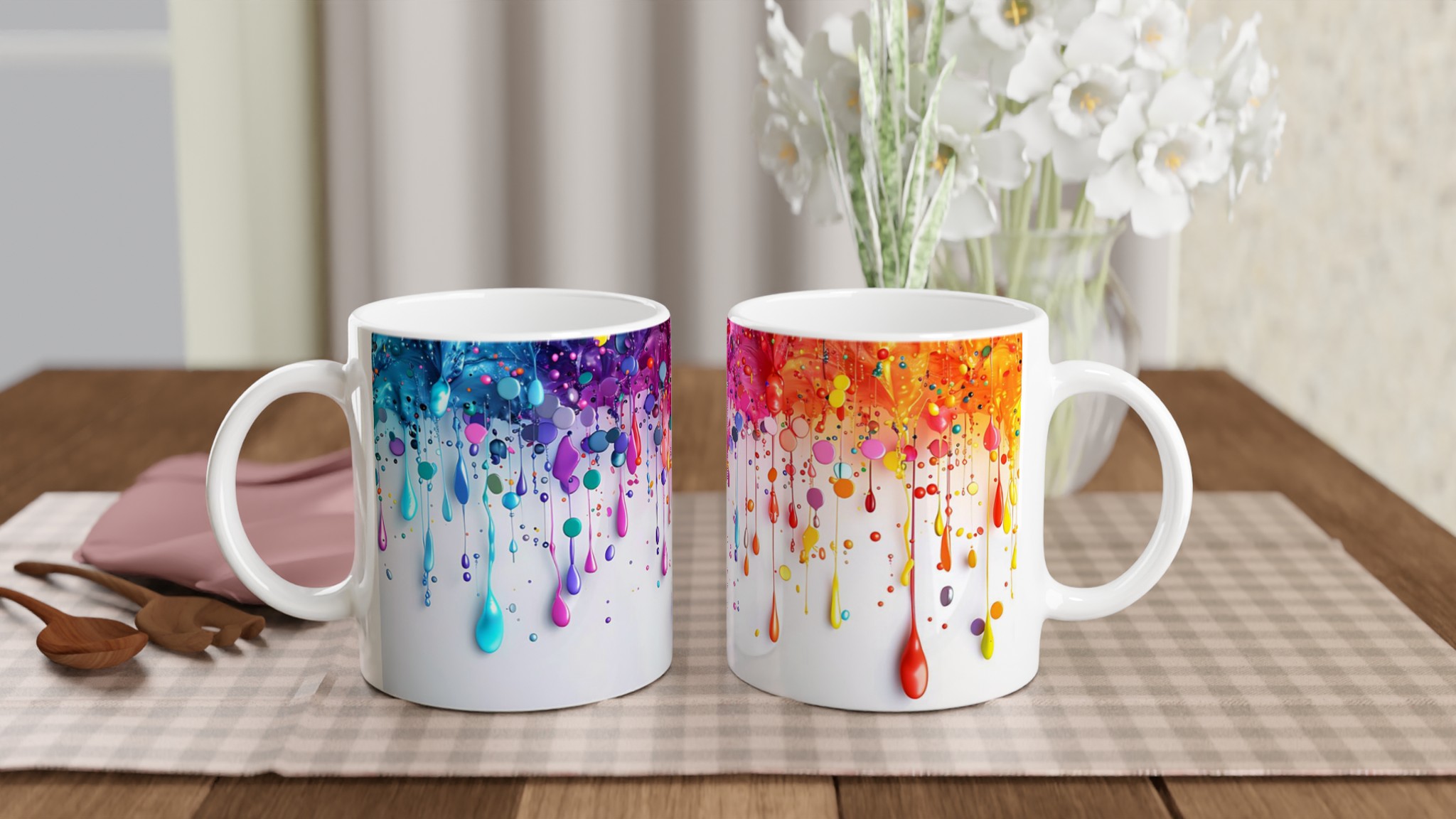 Mångfald Mugg - Levande Färgexplosion i Keramik, 11oz 10 0eba5407-ed61-47a1-b988-d374bcf5e6d0