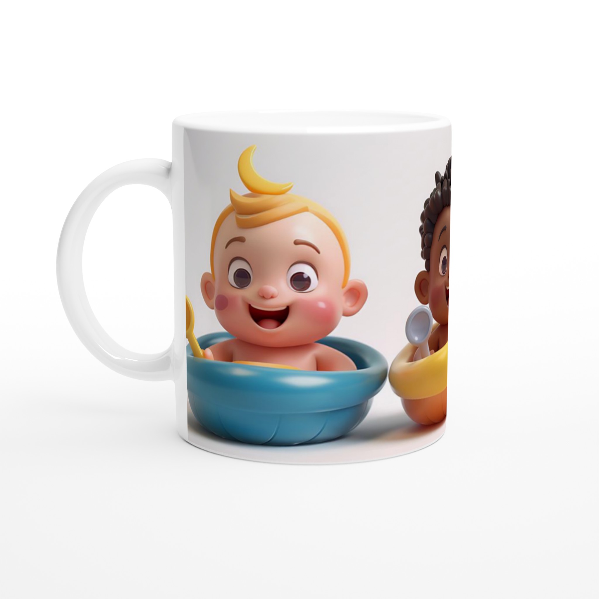 Charmiga Baby Vänner Mugg – Personlig 11oz Keramisk Mugg i Sju Lekfulla Färger 1 0ed793be-8dbc-4b2e-a46e-22d3f8c251bd