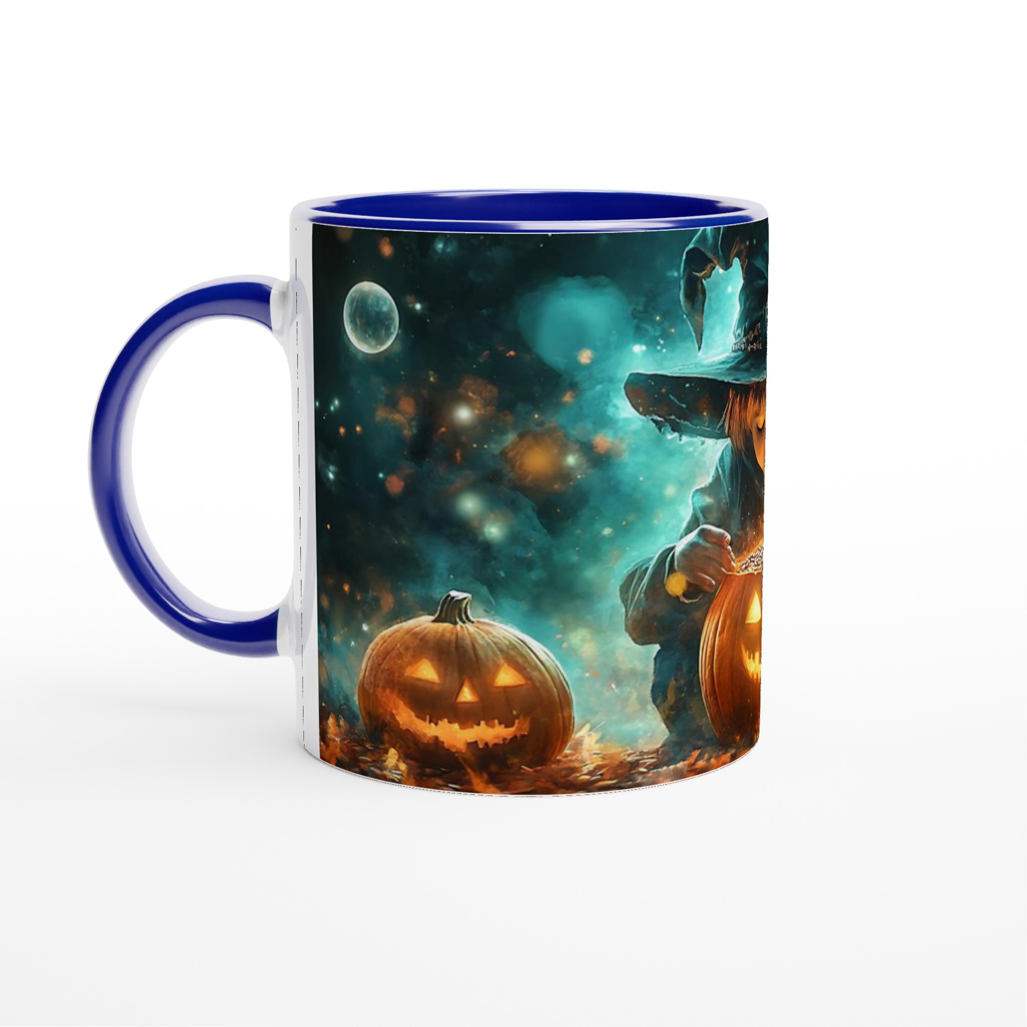 Förtrollad Halloween Mugg - Magisk Häxa med Pumpa, Välj bland 7 Mystiska Keramiska Färger! 2 0f25c67b-1cc6-4689-ac71-ca7c001622b4