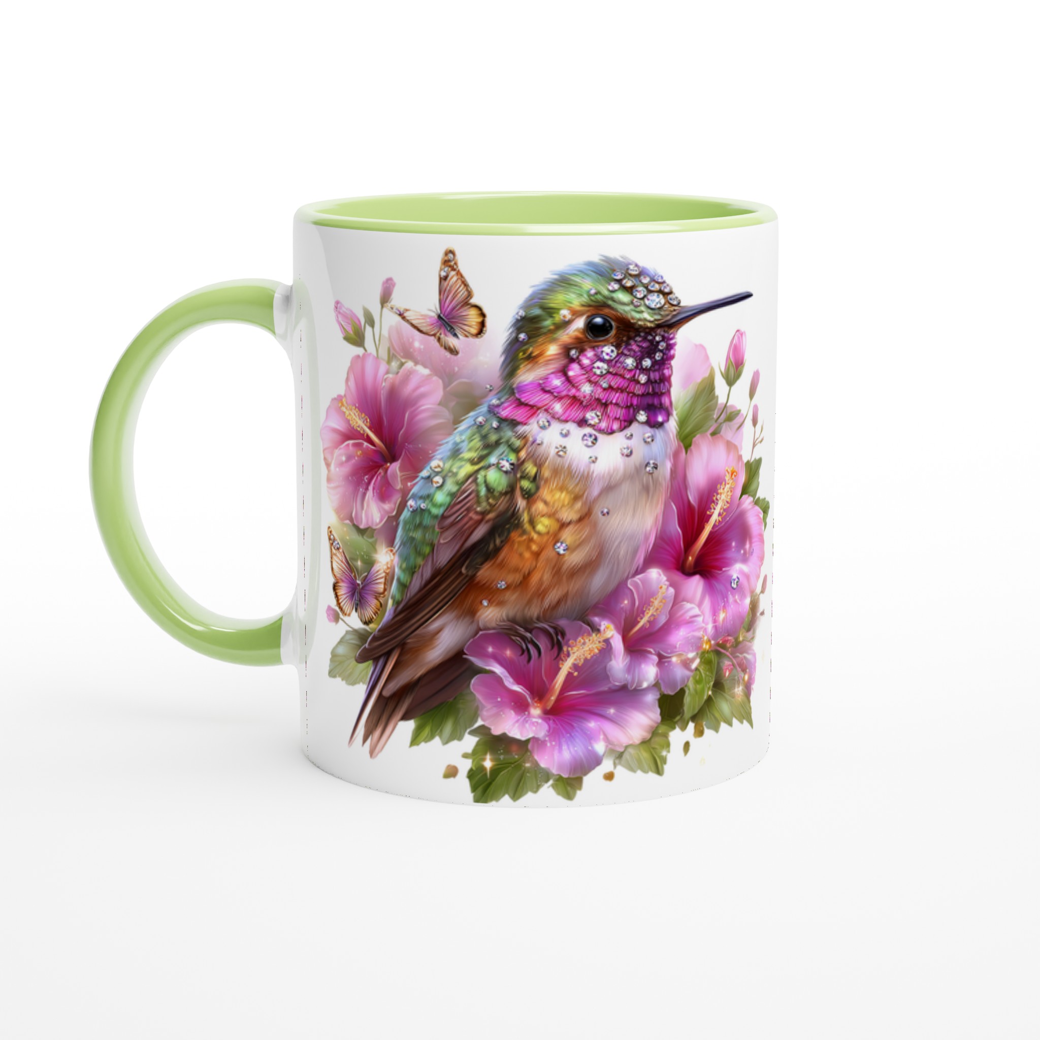 Glittrande Kolibrimugg – Vårblommor & Fjärilar i Premium Keramik – Välj Din Färg! 7 0f2b93d9-f7f2-4fe3-b258-83da003c42a9