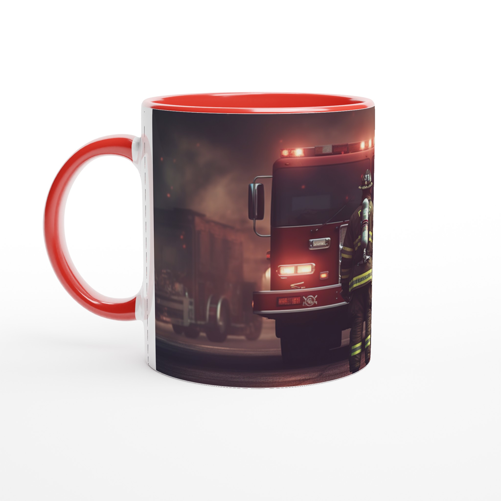 Vit 11oz keramisk mugg – kraftfull design för hjältar i rött och fler färger 5 0f60feee-9262-48d1-af55-683c1a048623