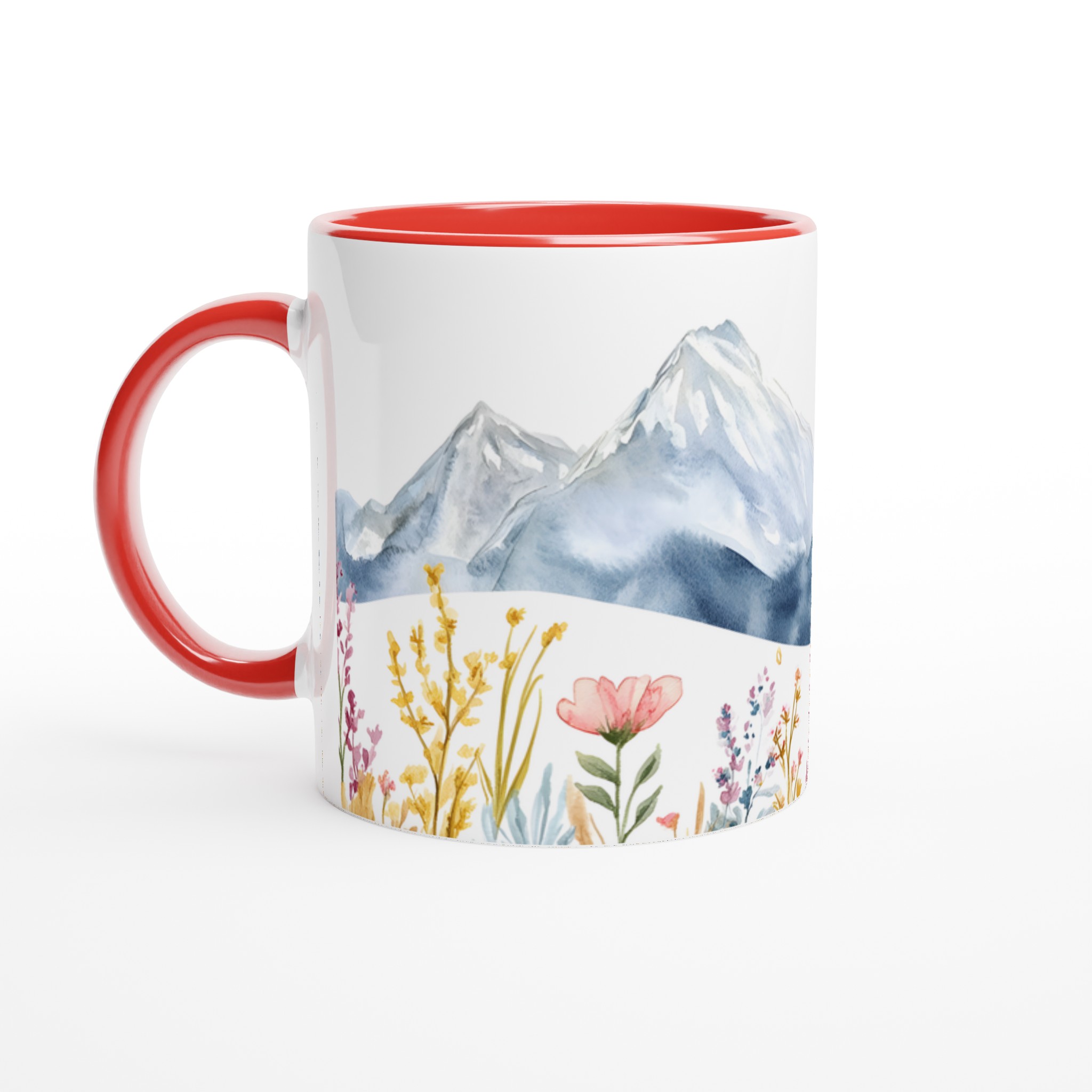 Akvarell Berg & Vildblommor Keramikmugg – Din 11oz Favorit i Flera Färger! 5 0f8d0a00-b92f-4478-a97e-e00f1ccc9e2b
