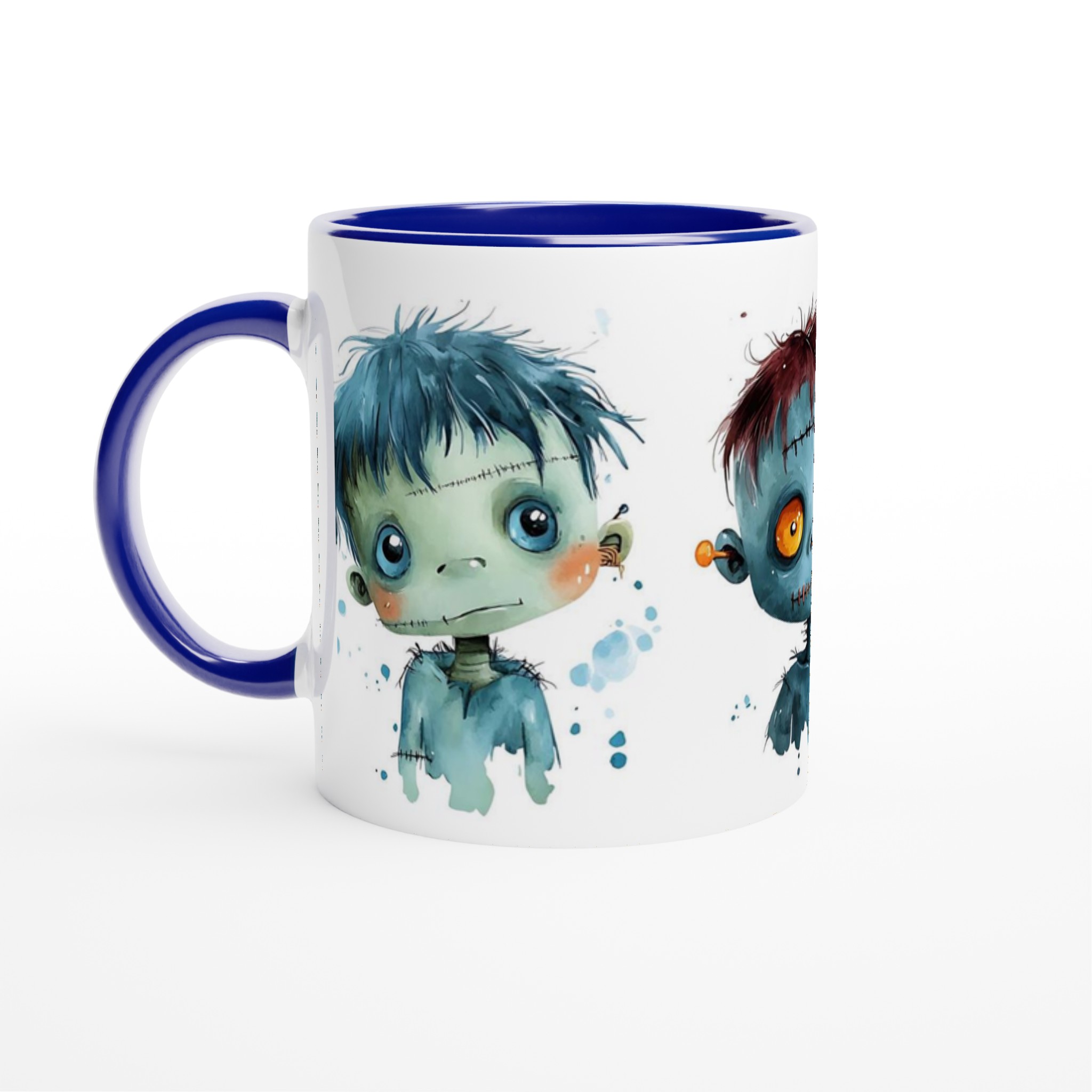 Söta Monster Vattenfärg 11oz Keramikmugg – En charmig detalj för din kaffepaus, välj bland flera färger! 2 0fc9cb90-2078-496f-82c3-06691884c356