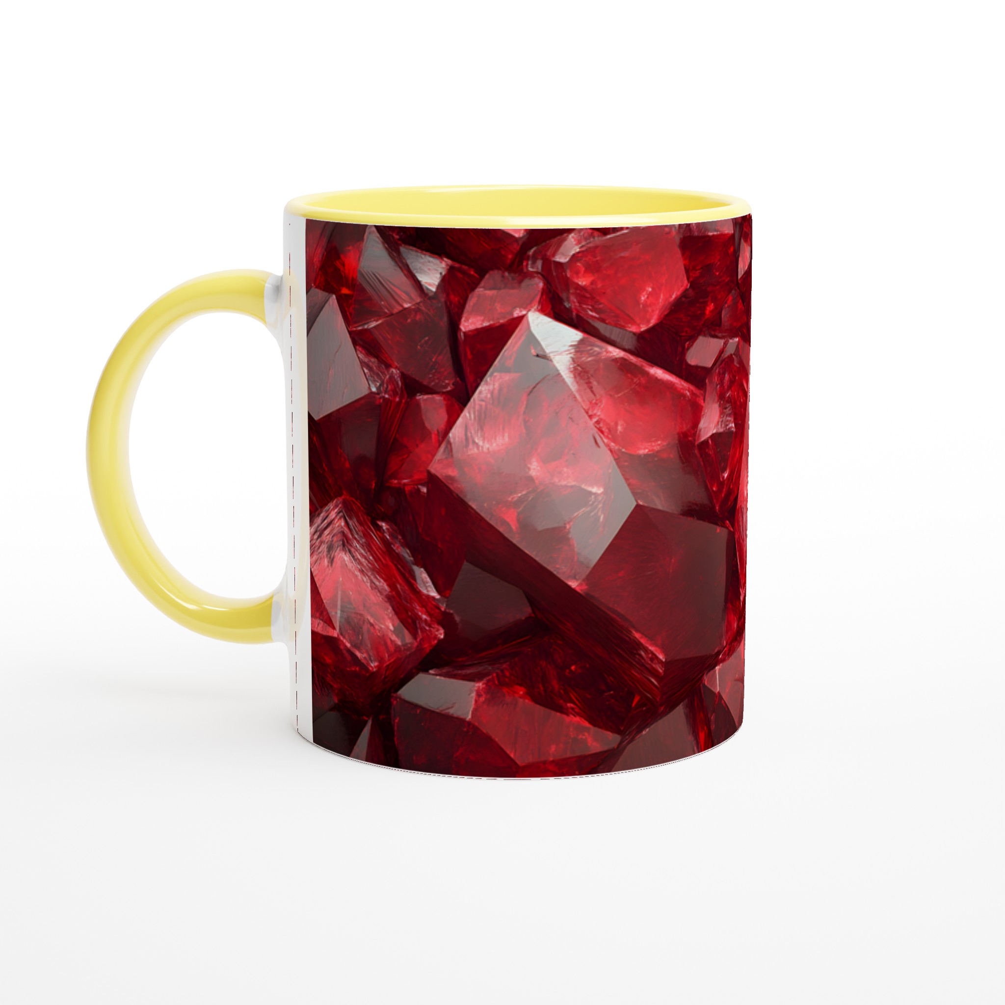 Rubinröd Kristallmugg – 11 oz Keramikmugg i Sju Strålande Färger för Kaffe & Te 3 1058c0bf-5910-4a07-b205-7a432ba5541b