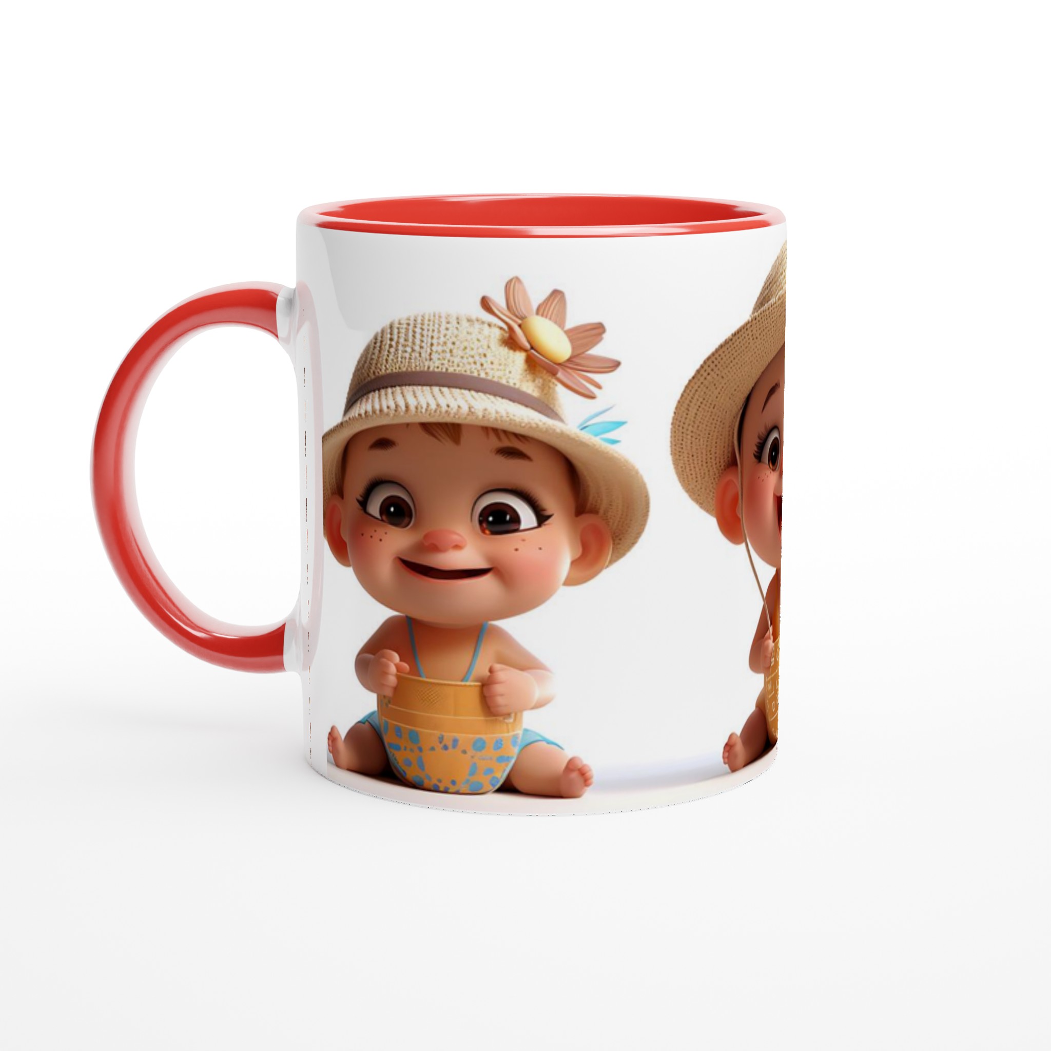 Söta "Små Sommarbarn" Mugg – 11oz Keramikmugg för Glädjefyllda Stunder 5 10659ceb-0b88-4871-999a-354e608f5757