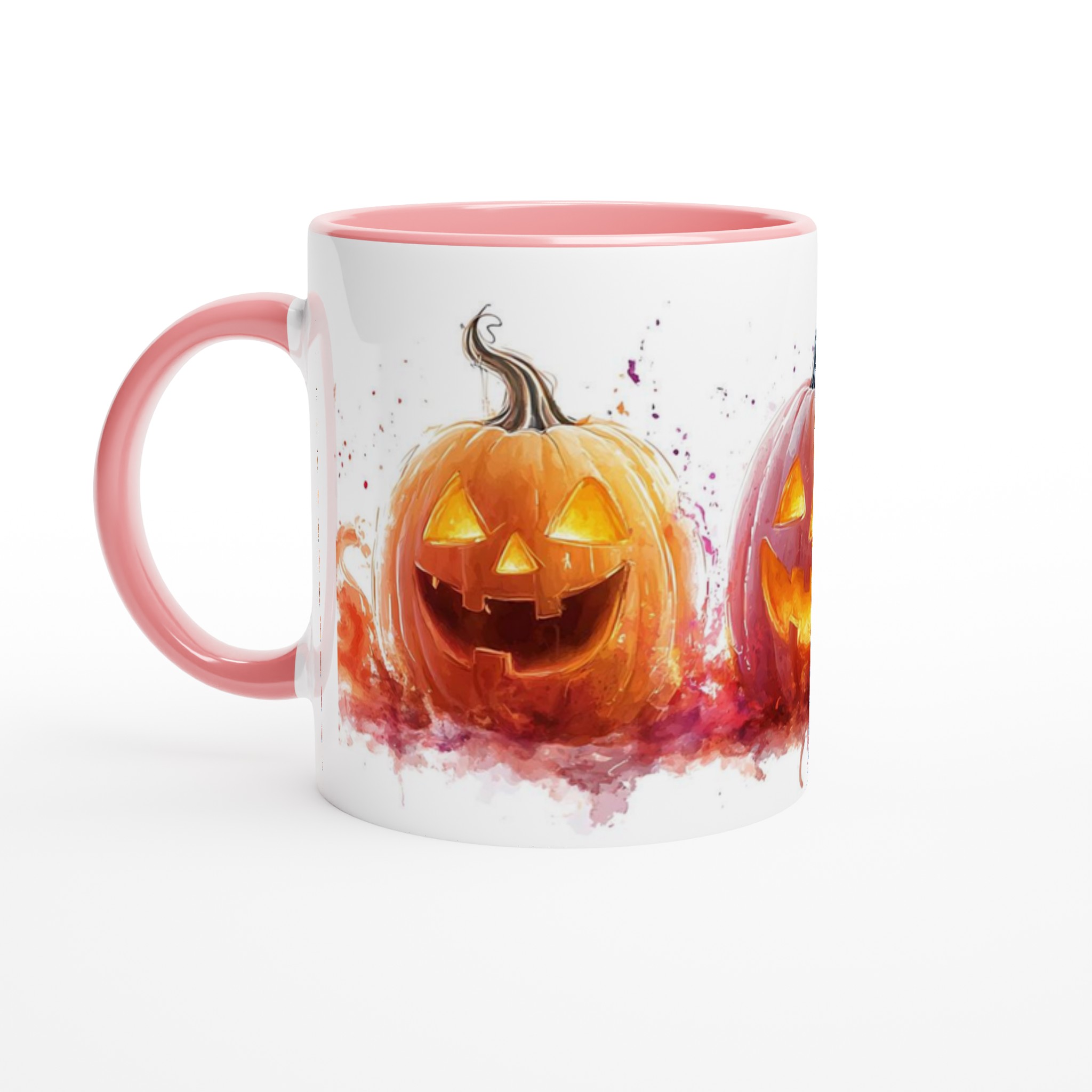 Läskigt charmig 11oz keramikmugg – Perfekt för Halloween-firanden i färgglad akvarell 6 10d19cc7-02bb-46e8-bad2-869f95b73033