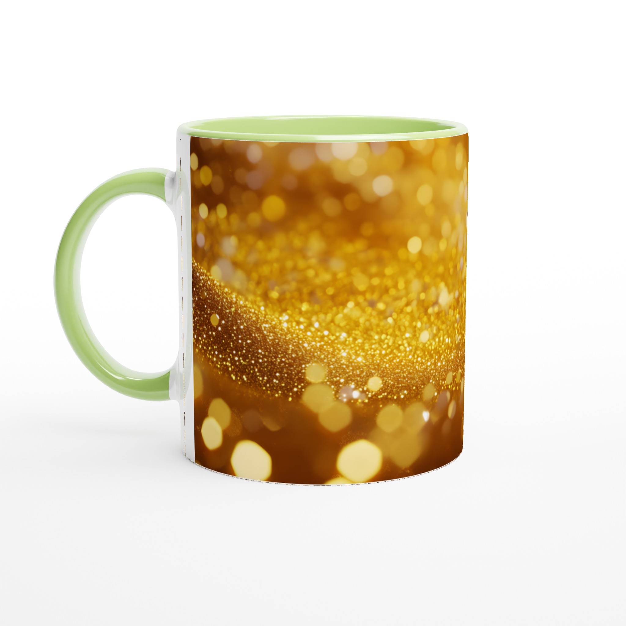 Guldglitter-mugg i 11oz keramik – strålande design i ditt val av sju festliga färger 7 10e3c193-c25a-457c-aea5-83ac15b89138