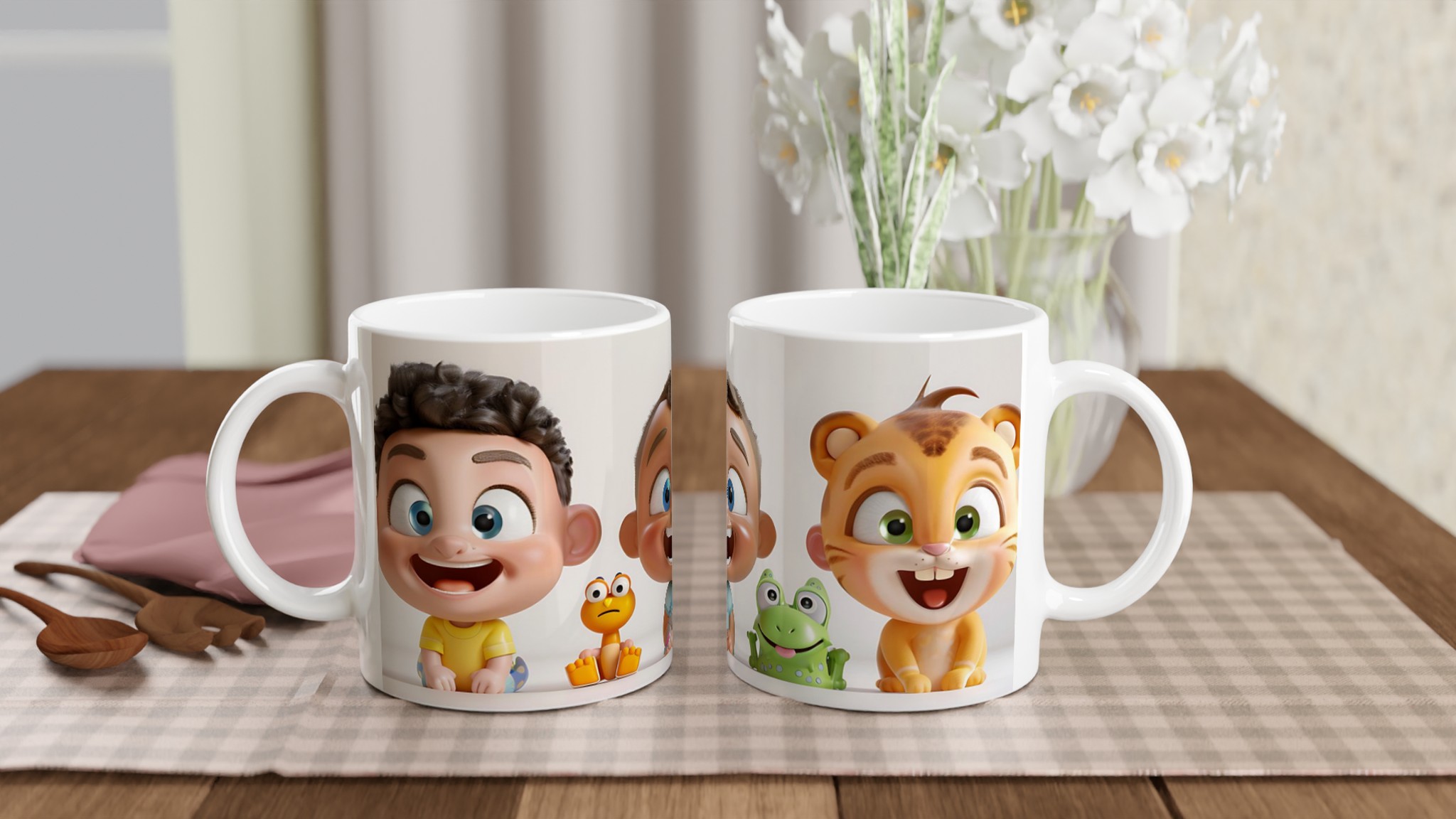 Charmiga Barndesign Muggar - 11oz Keramisk Mugg för Glädjefyllda Stunder 10 10fdfbef-c1f1-4333-9f6f-caf9d072cbda