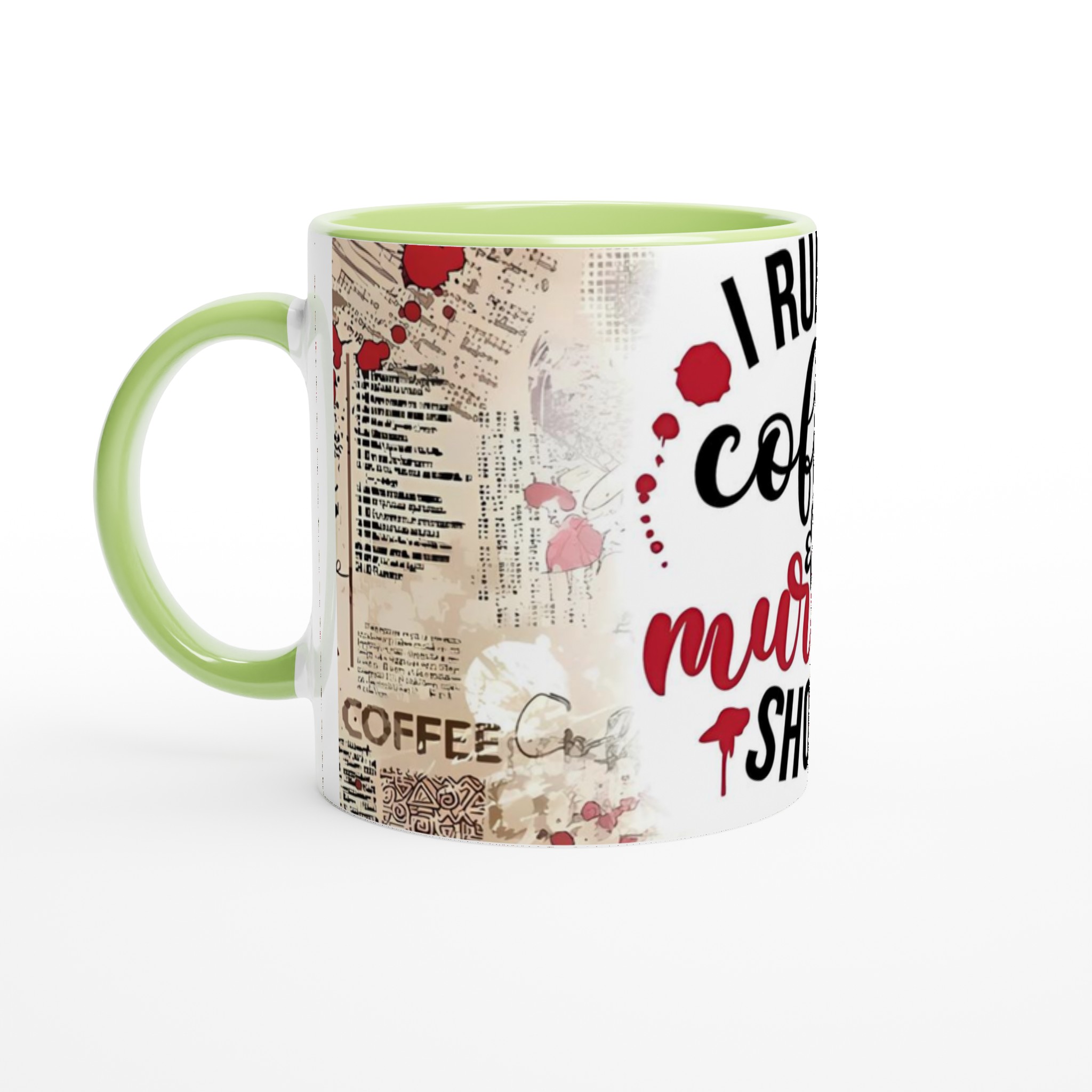 Vit 11oz keramisk mugg med humoristiskt motiv - välj bland sju färgstarka keramikhöjdpunkter 7 1120be17-c741-484f-a239-334a06fdb53c