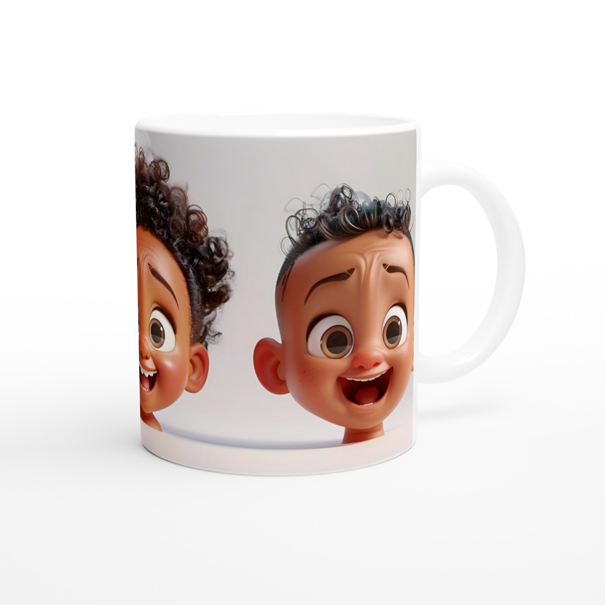 Glädjefylld Keramikmugg 11oz – Strålande Barnmotiv i Valfri Färg för Ditt Kaffe! 9 115d67d8-d50b-4ebf-ab33-737ff5bedf84