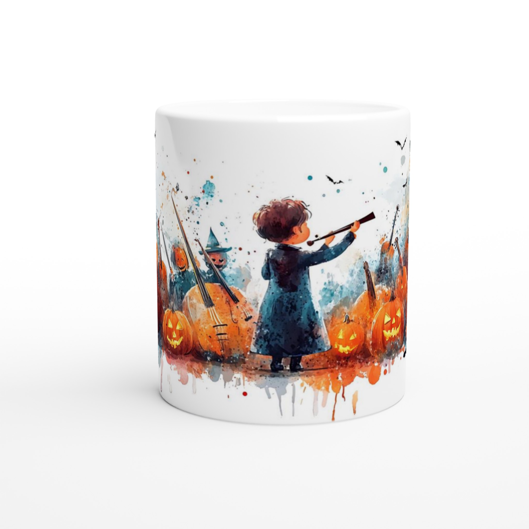 Magisk Halloweenorkester - Charmig 11oz Keramikmugg i ditt val av sju festliga färger 8 116347f6-c7ae-404f-a1dd-c151572db2bb