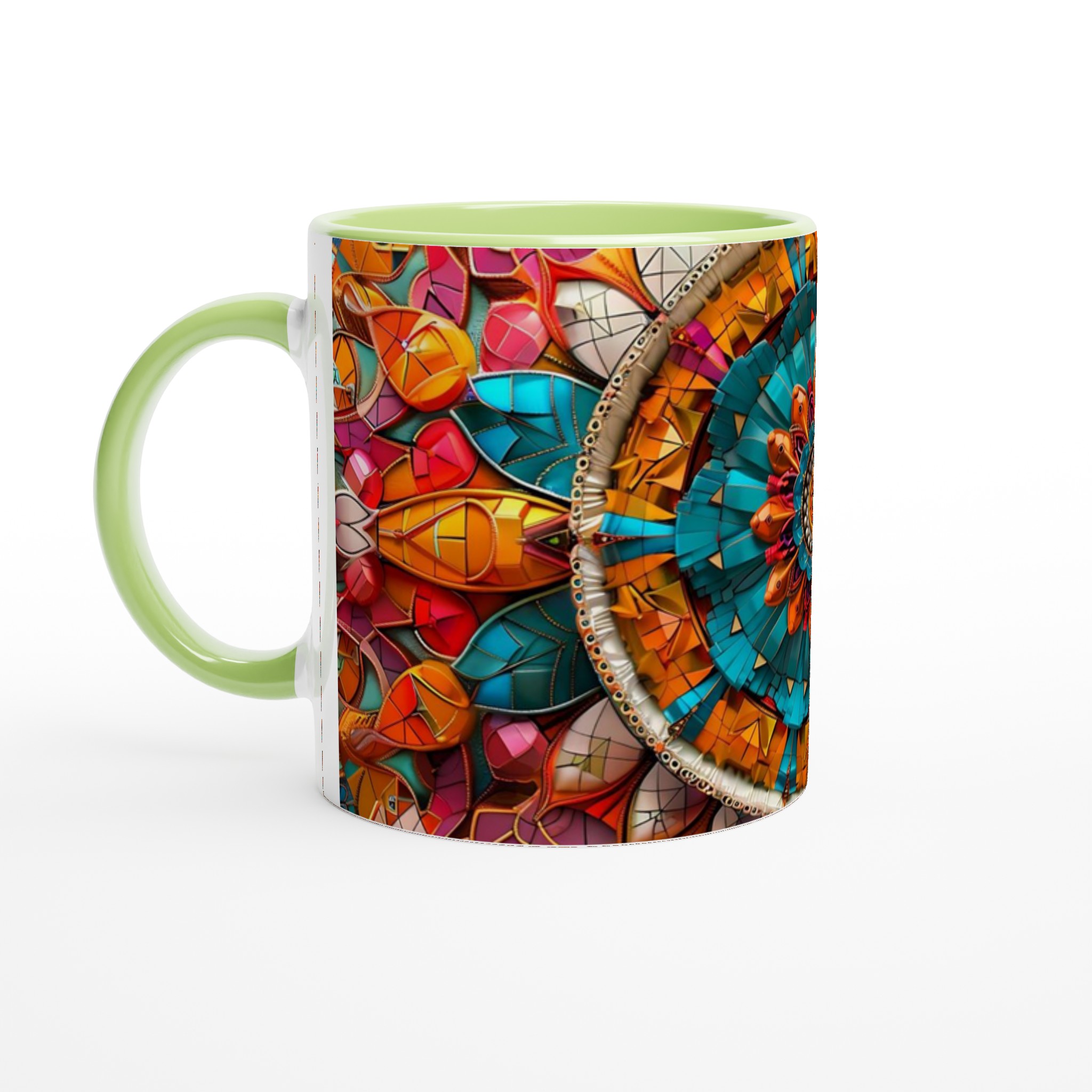 Mångfärgad Mandala 11oz Keramikmugg – Välj bland 7 Livfulla Färger för Din Unika Stil 7 119b29a9-7ce7-41d7-84bf-65457da91d38