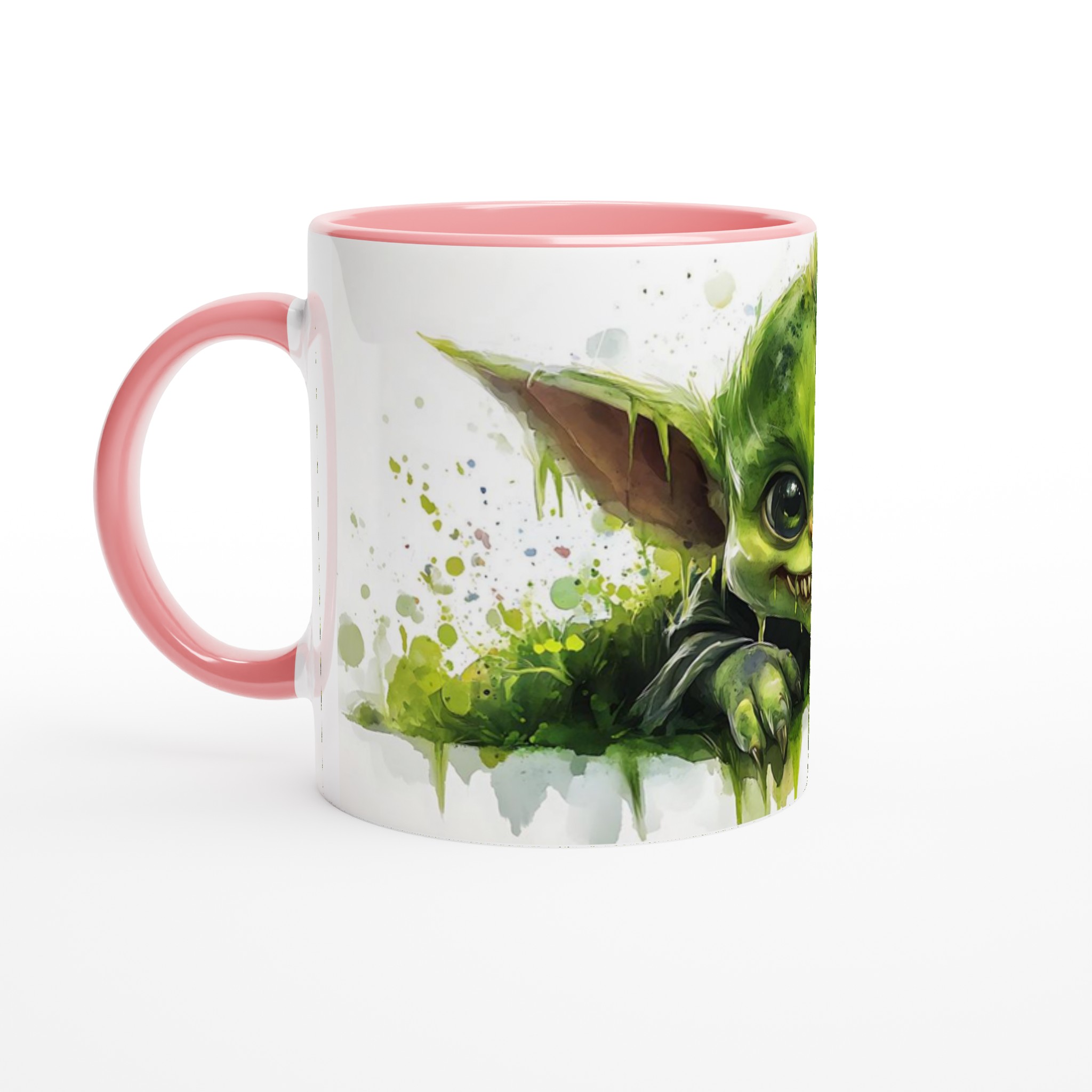 Grön Fantasyvarelse Akvarell Mugg – Charmig & Lekfull 11oz Keramikmugg 6 11b728c7-208c-4c31-ba25-b9f88f006e2a