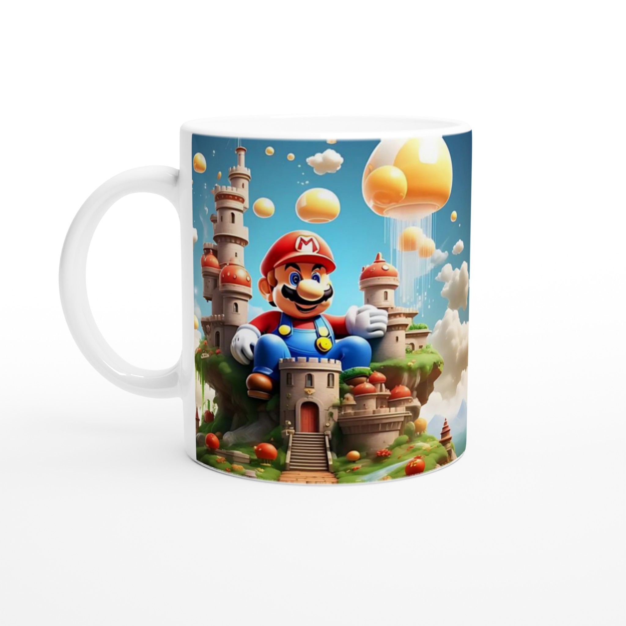 Premium 11oz Keramisk Mugg med Färgstark Mario & Sagoslott – Välj Bland Flera Fina Keramiska Färger 1 11c0b087-cb76-40e3-bc31-1a1707444679
