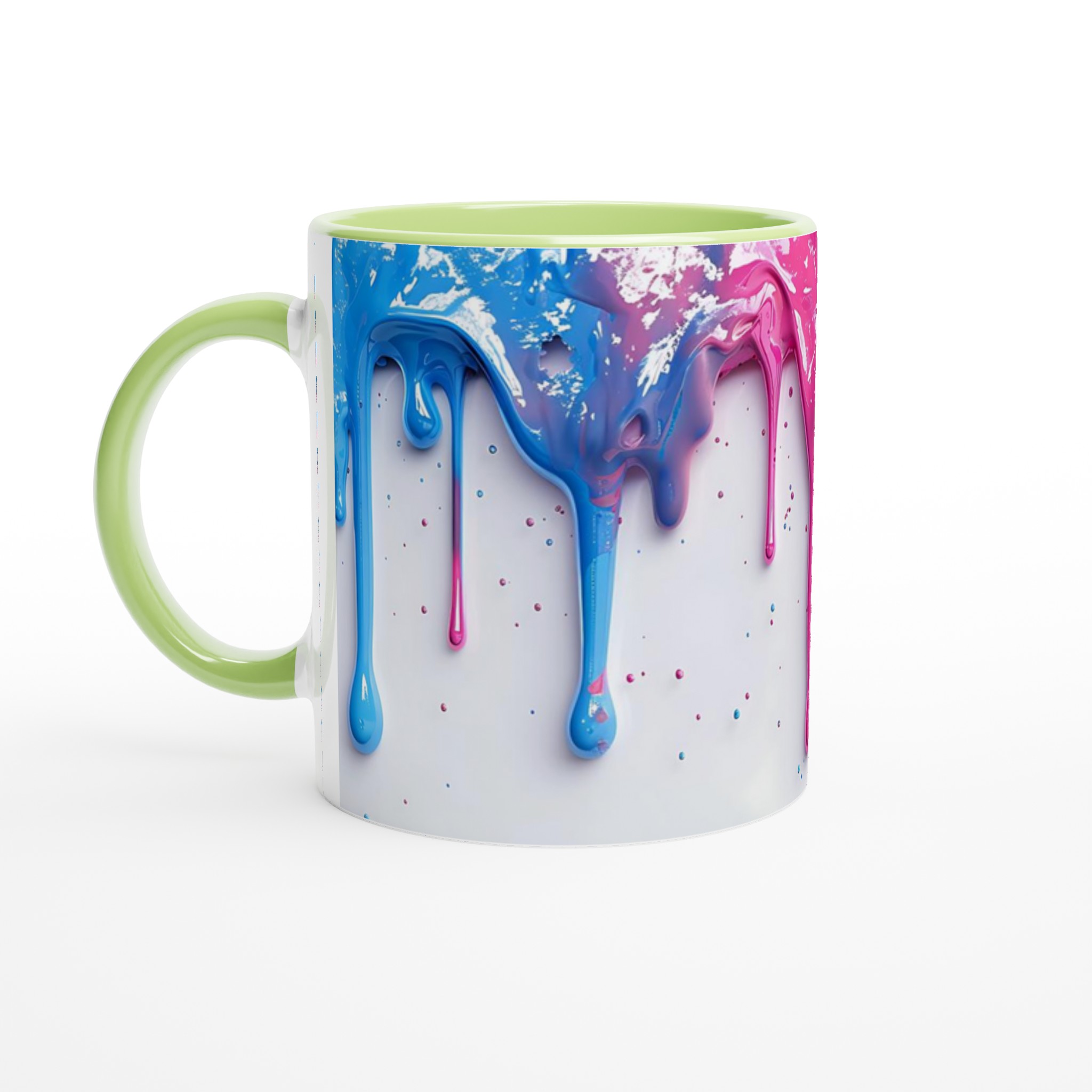 Färgsprakande 11oz Keramisk Mugg – Uttryck Dig med Drip-Art i Din Favoritfärg! 7 11dda533-c01d-4a29-b74e-640969934c87