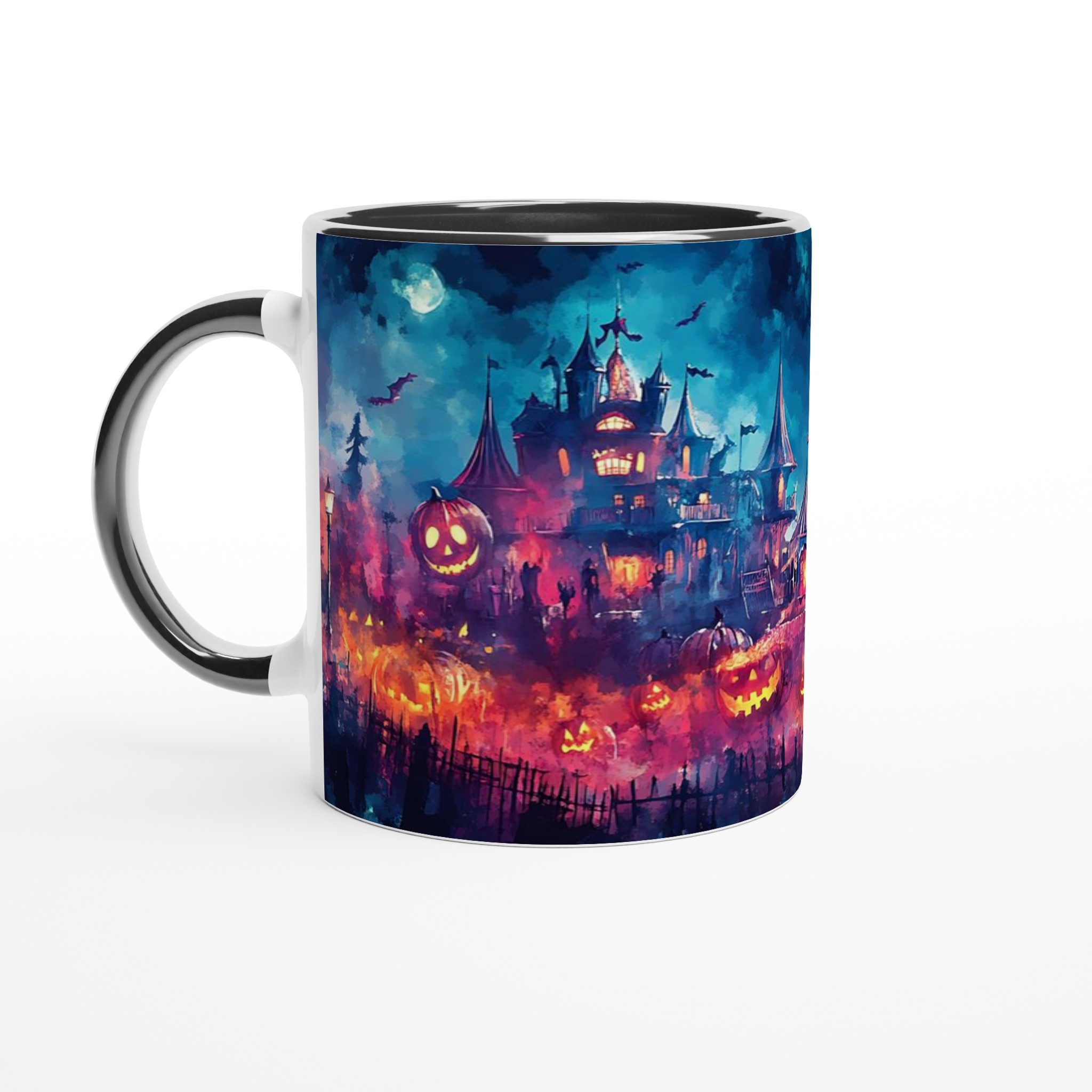 Mystisk Halloweennatt Keramikmugg – Spöklik Design i Livfulla Färger för Din Favoritdryck 4 11de0ef0-8548-40fe-91d7-c592c555e505