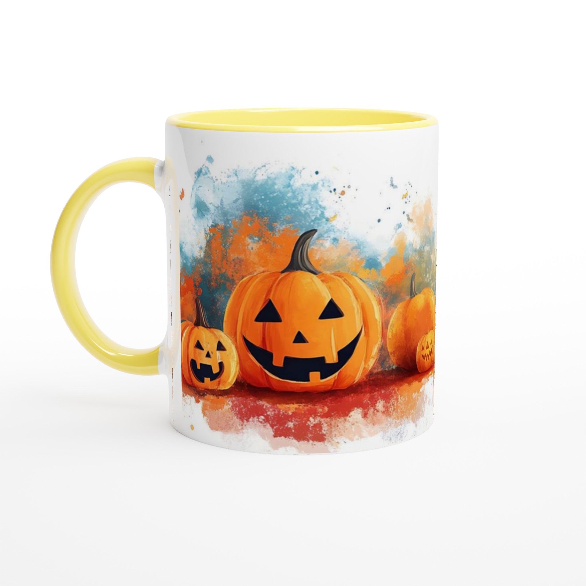 Söt Halloween Bakning Mugg – Lekfull Design med Pumpalyktor & Barnglädje i 7 Färger 3 120ed038-706b-4535-bad8-c917da550825