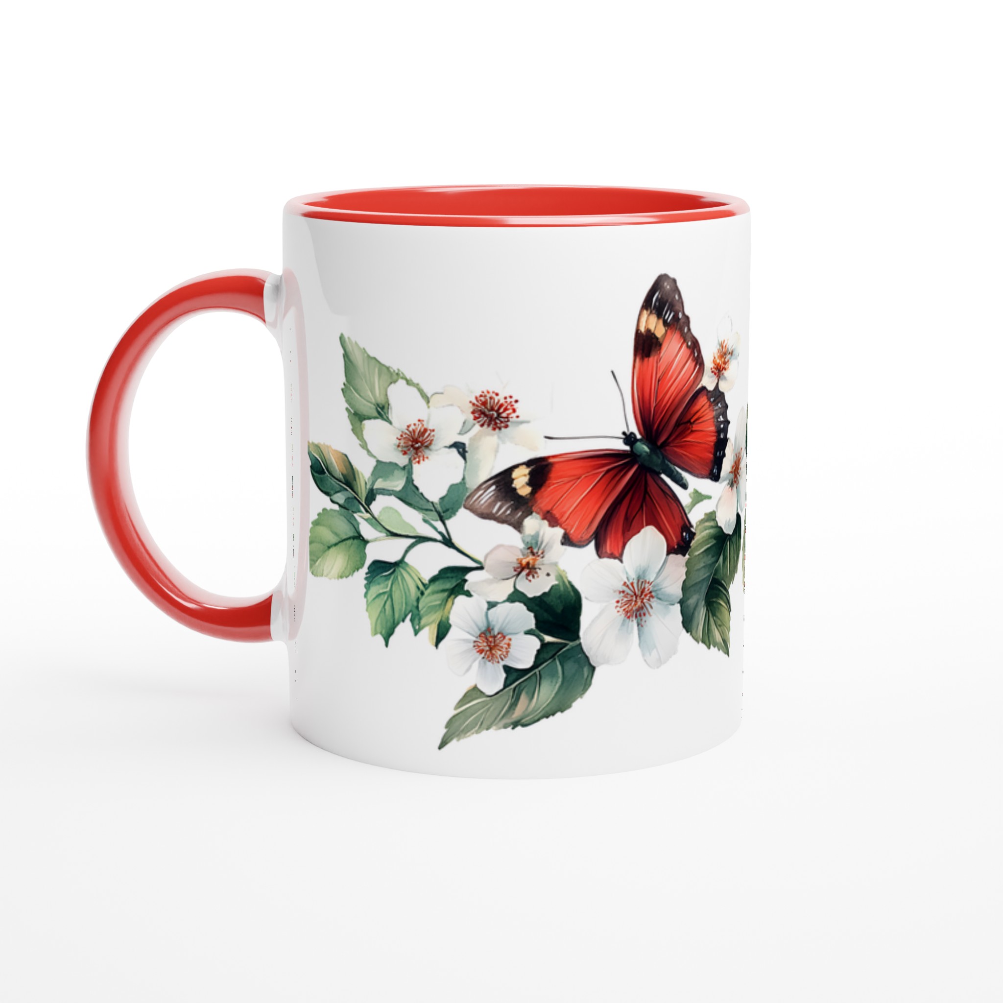 Fjärilsdröm 11oz Keramikmugg – Välj bland 7 Livfulla Färger för din Perfekta Kaffeupplevelse 5 1218a42d-de12-4f90-b709-bf278343ca0d