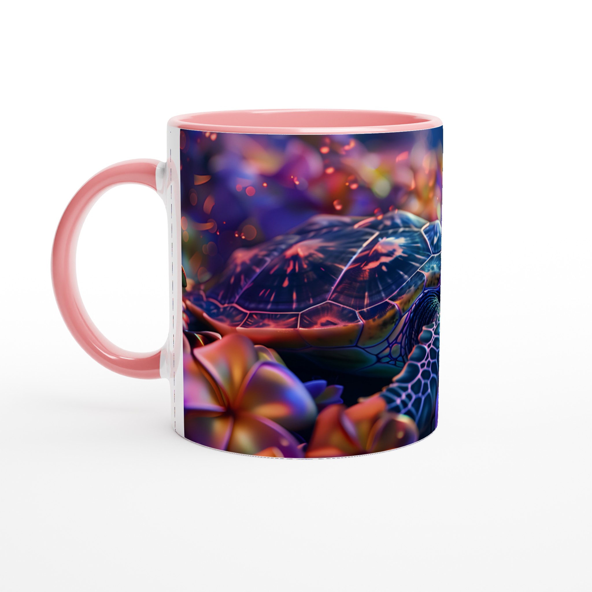 Neon Havssköldpadda 11oz Keramikmugg – Välj din färg för en magisk kaffestund! 6 123c38c9-fceb-4a66-b833-88dfb450fbb6
